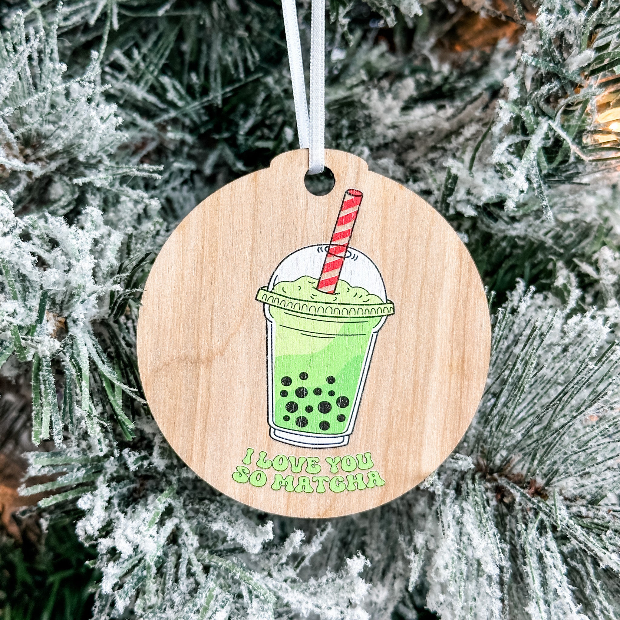 Assorted Funny Puns, Inspirational, and Festive Ornaments