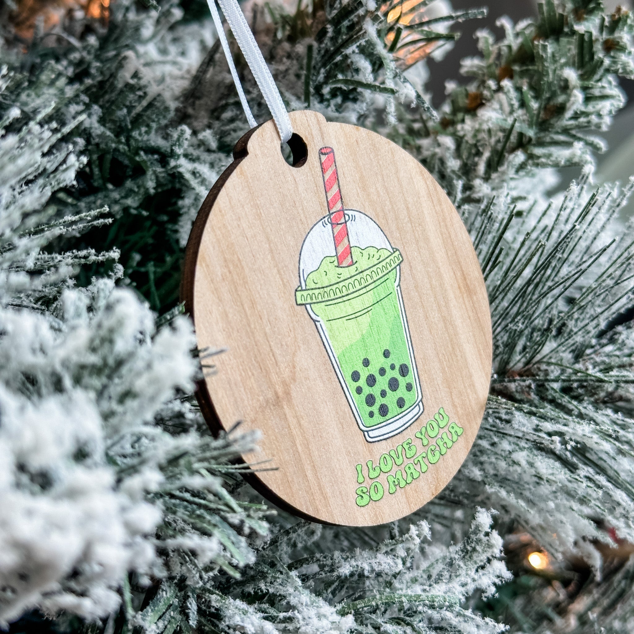 Assorted Funny Puns, Inspirational, and Festive Ornaments
