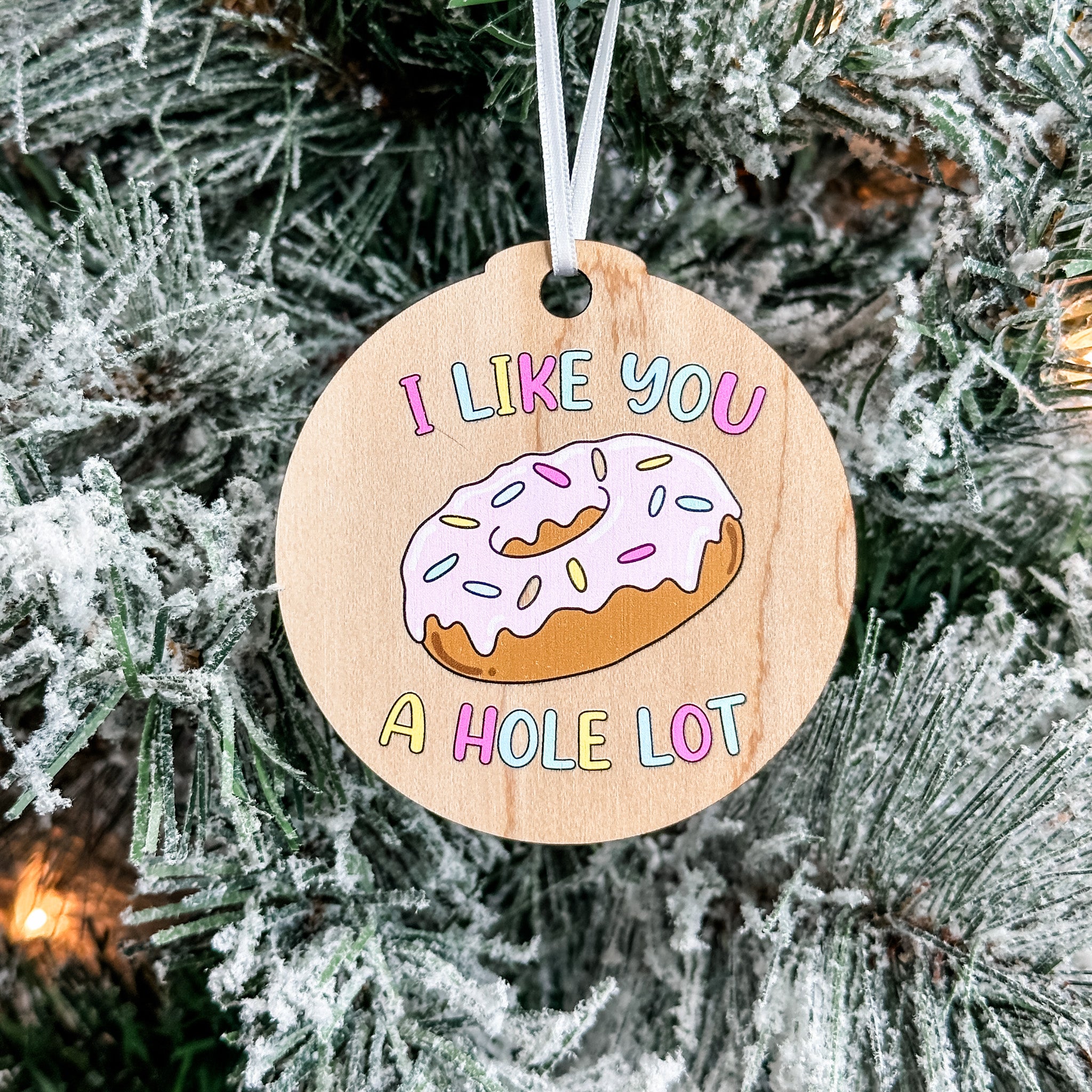 Assorted Funny Puns, Inspirational, and Festive Ornaments