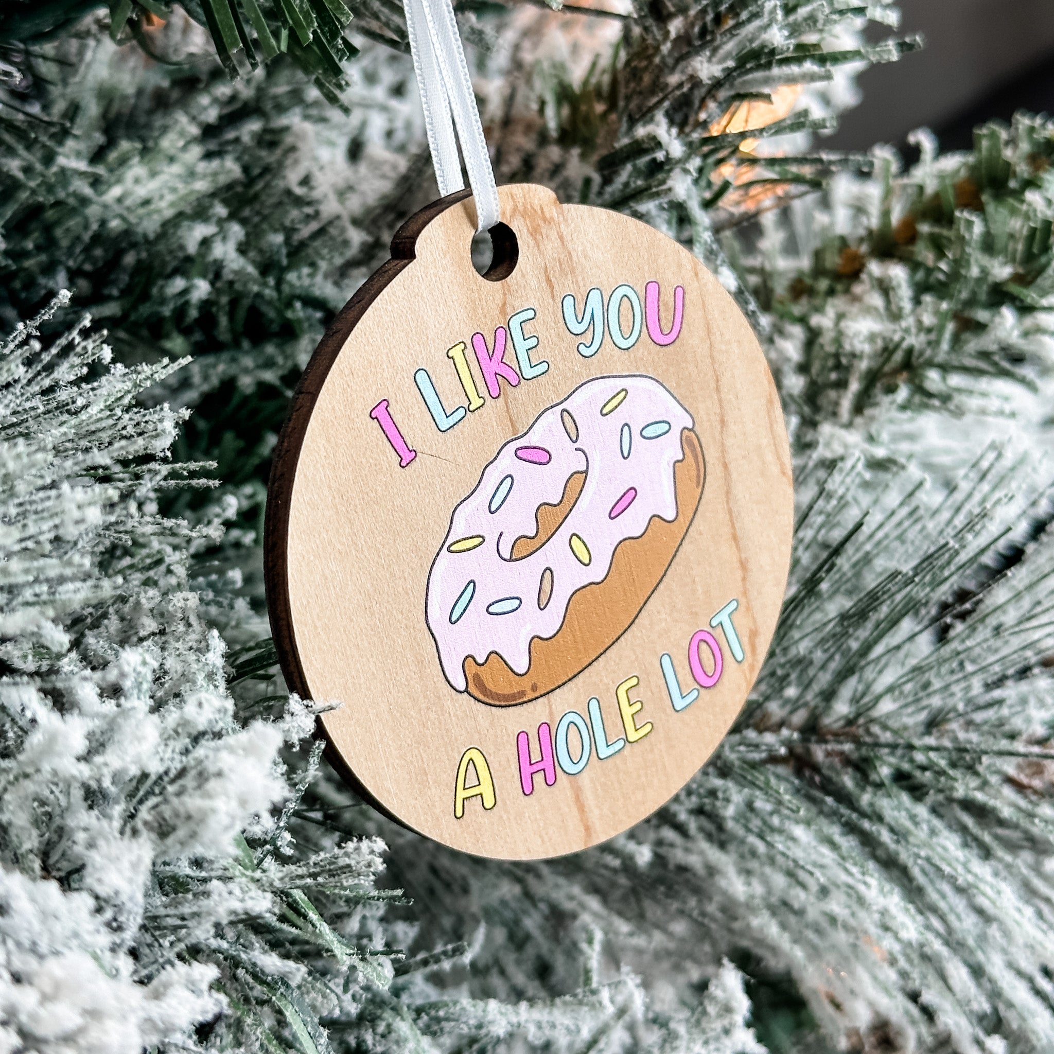 Assorted Funny Puns, Inspirational, and Festive Ornaments