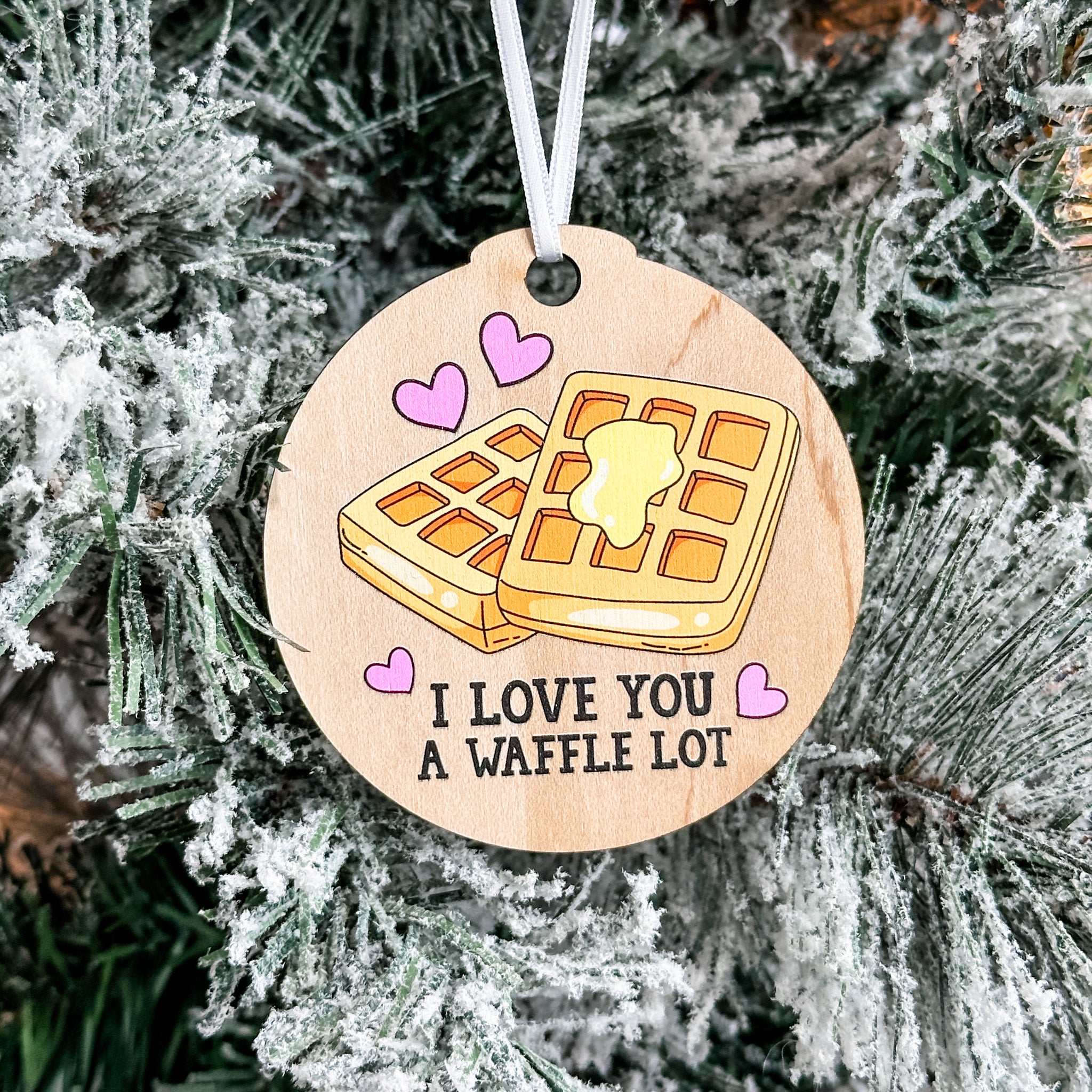 Assorted Funny Puns, Inspirational, and Festive Ornaments