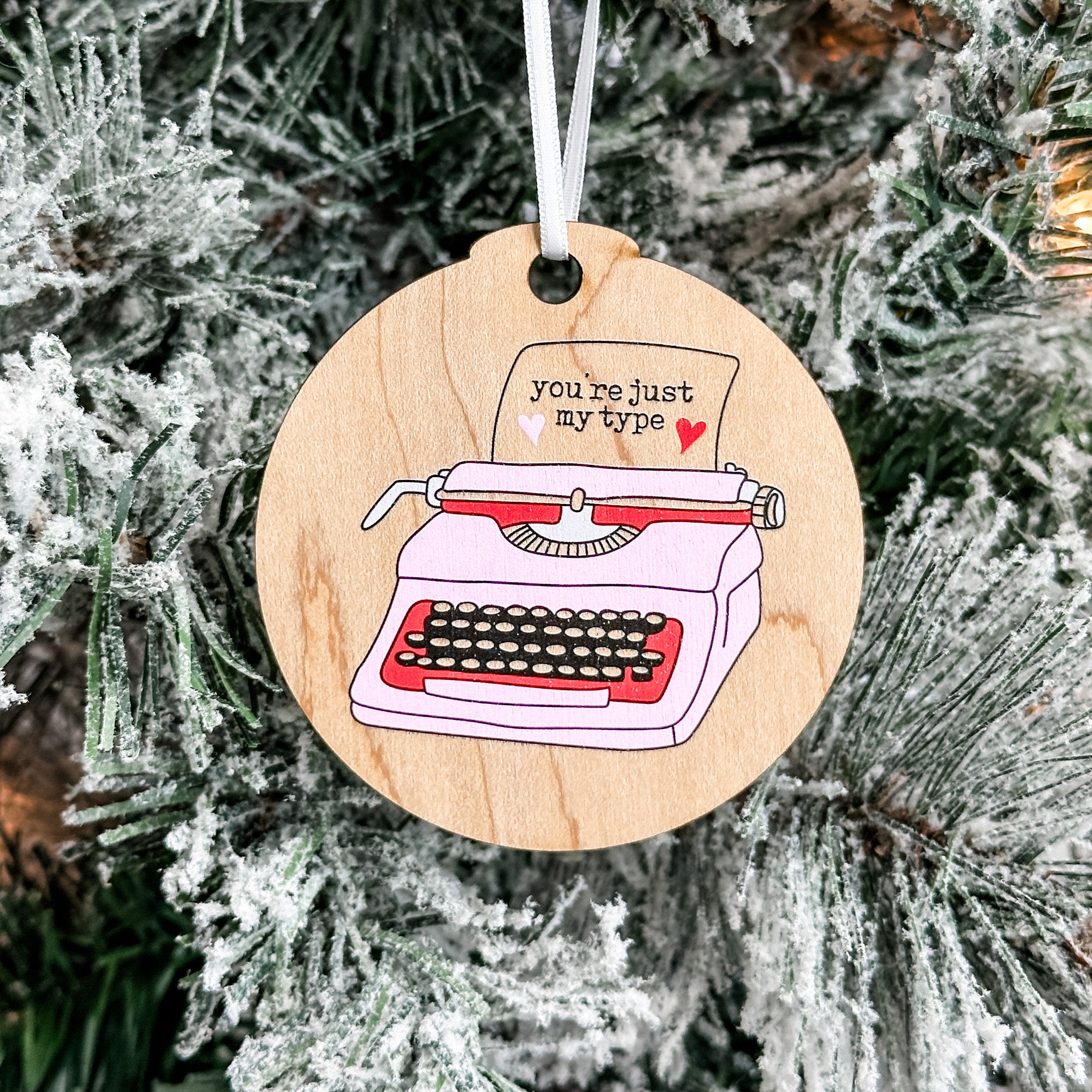 Assorted Funny Puns, Inspirational, and Festive Ornaments