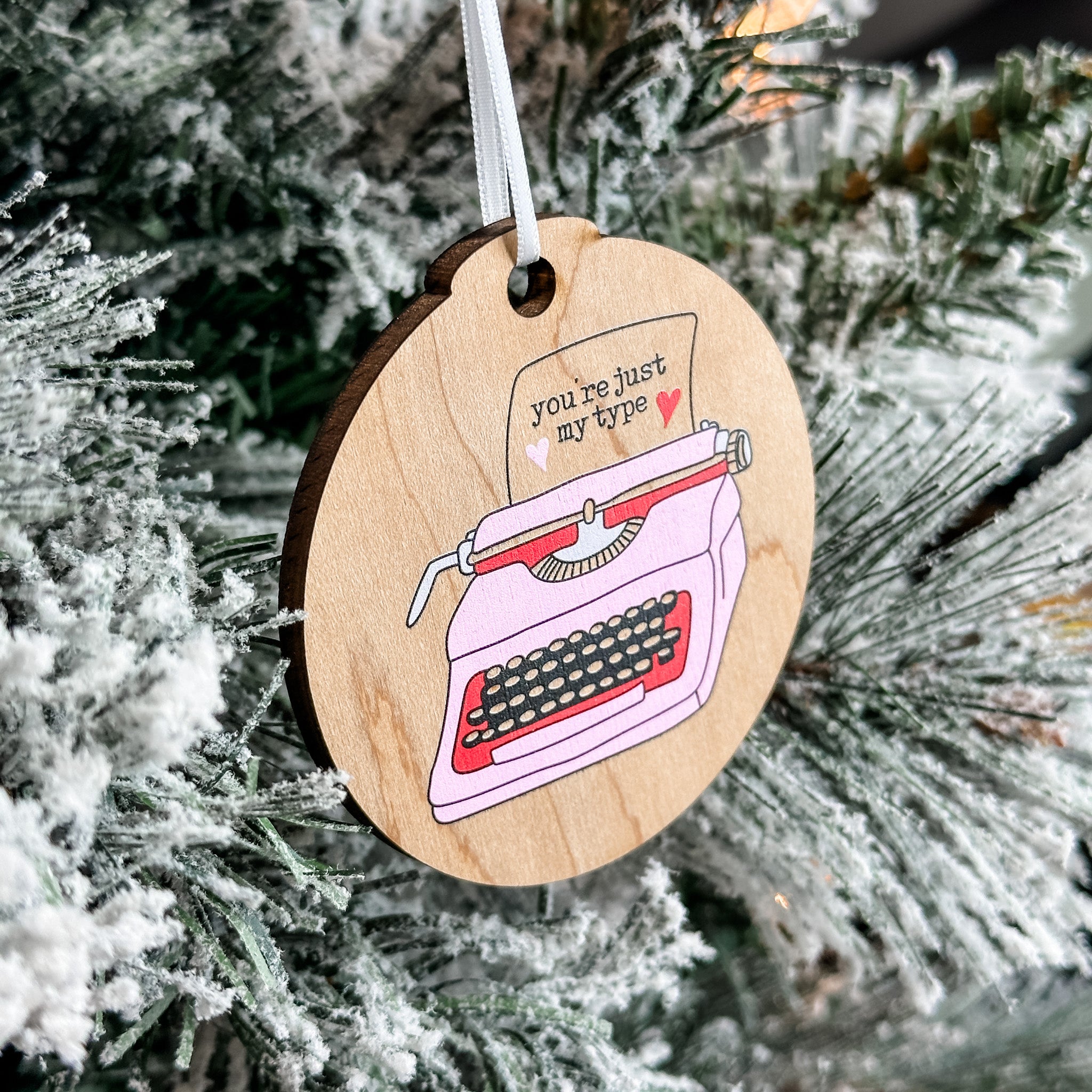 Assorted Funny Puns, Inspirational, and Festive Ornaments