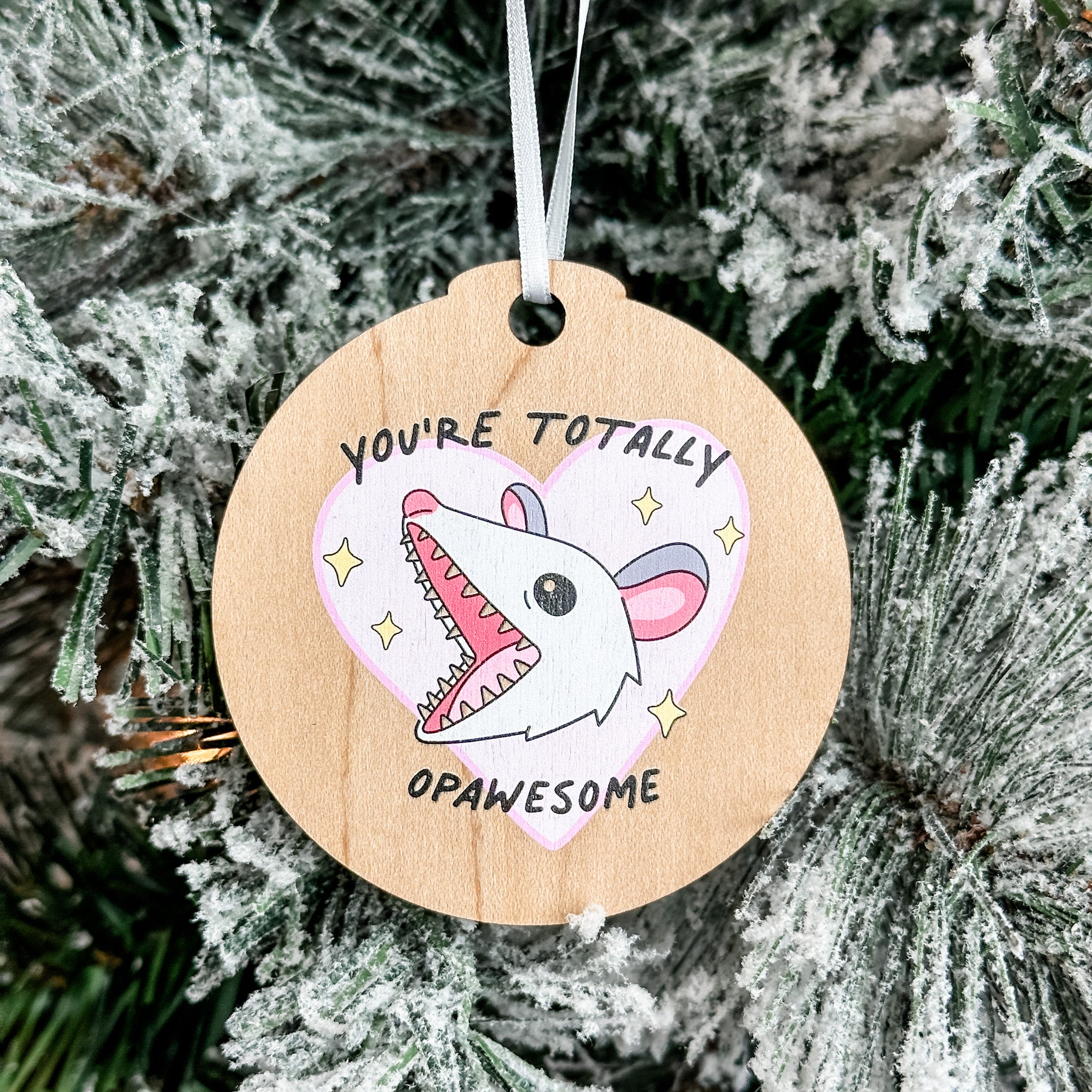 Assorted Funny Puns, Inspirational, and Festive Ornaments