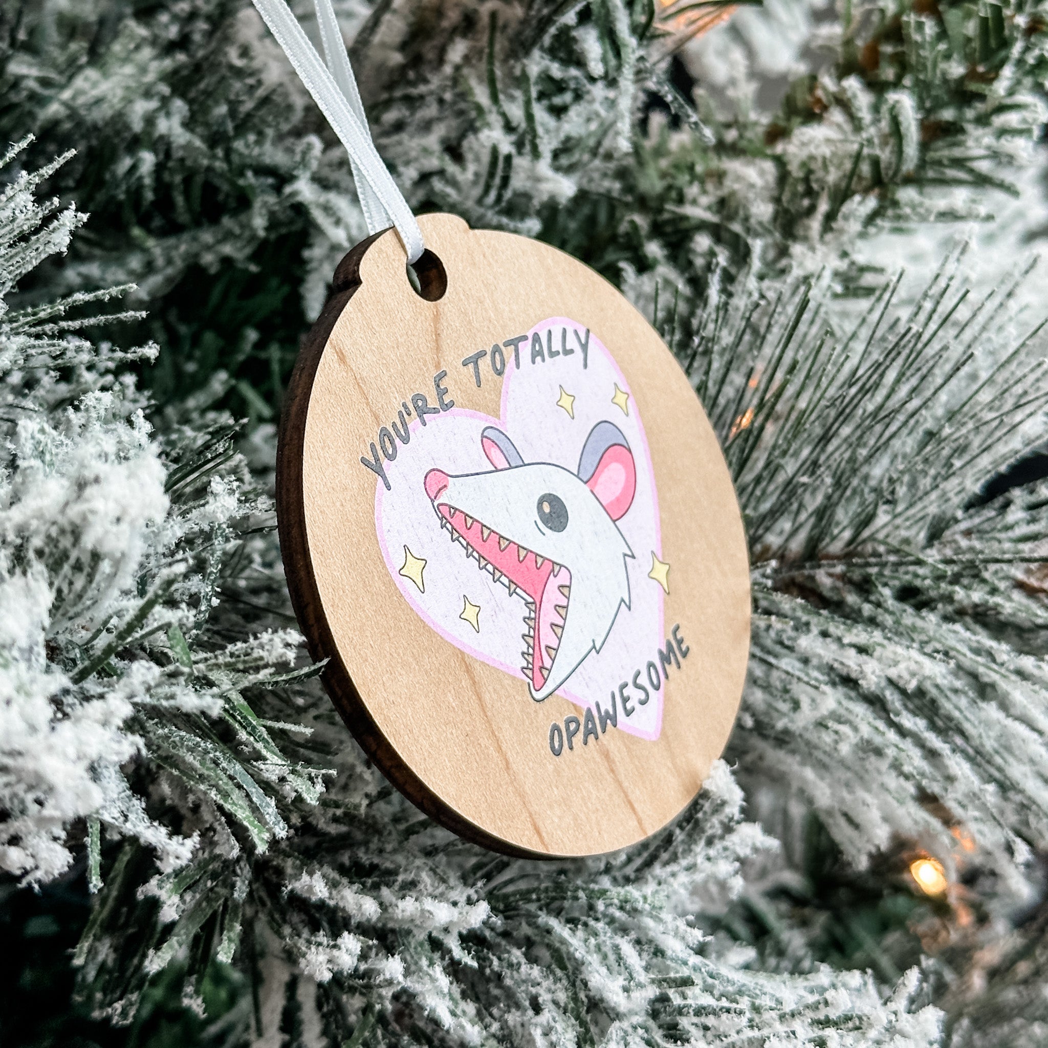 Assorted Funny Puns, Inspirational, and Festive Ornaments