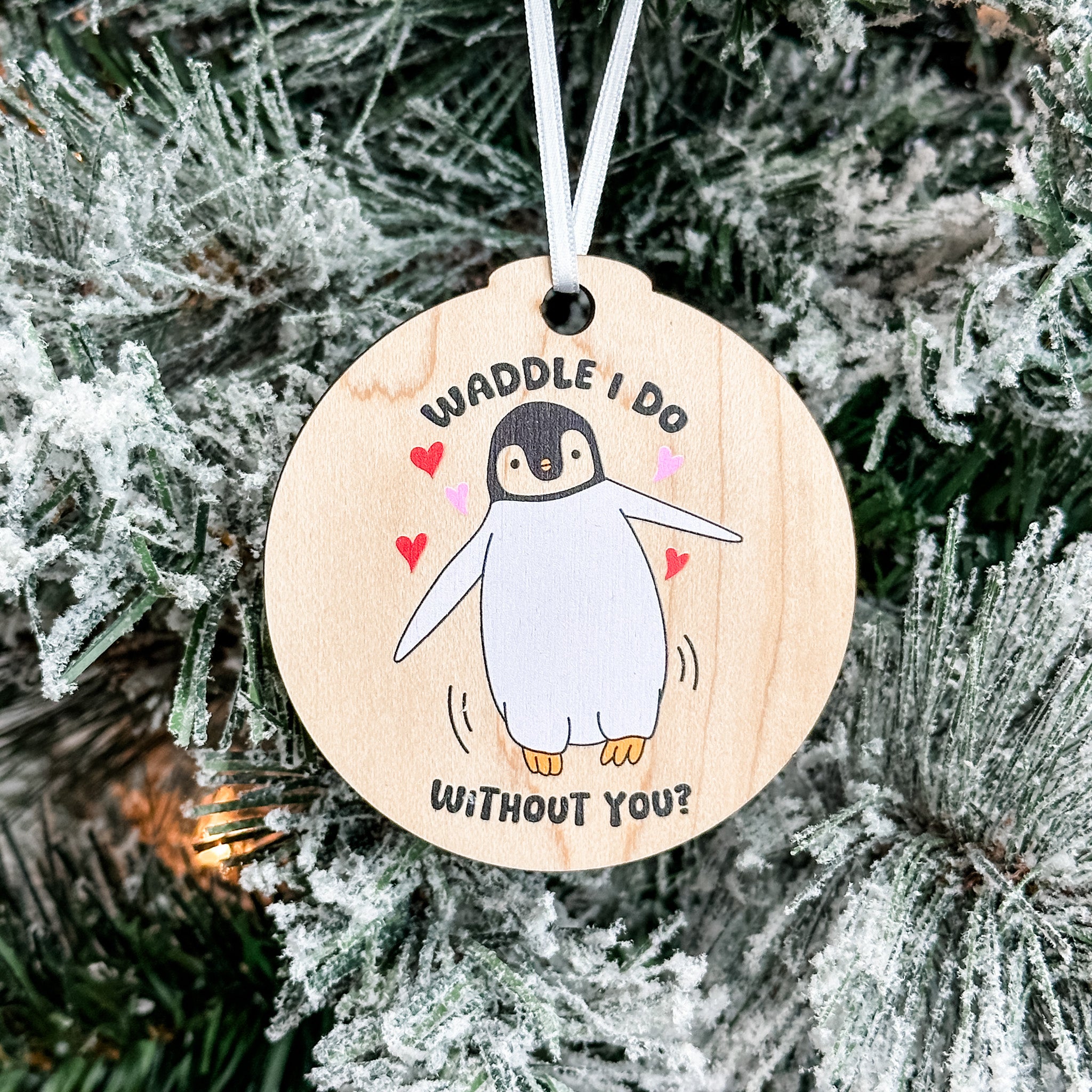 Assorted Funny Puns, Inspirational, and Festive Ornaments