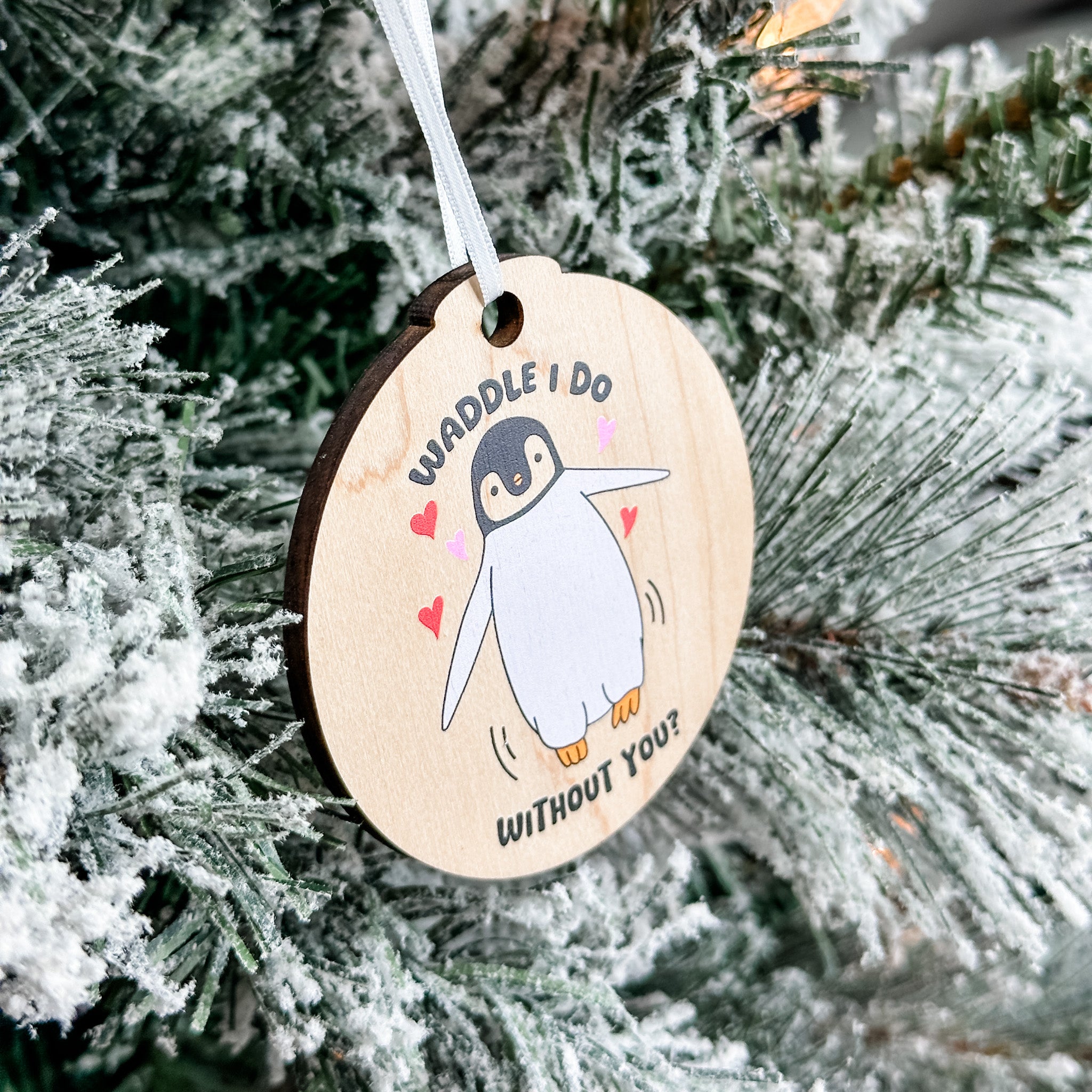 Assorted Funny Puns, Inspirational, and Festive Ornaments