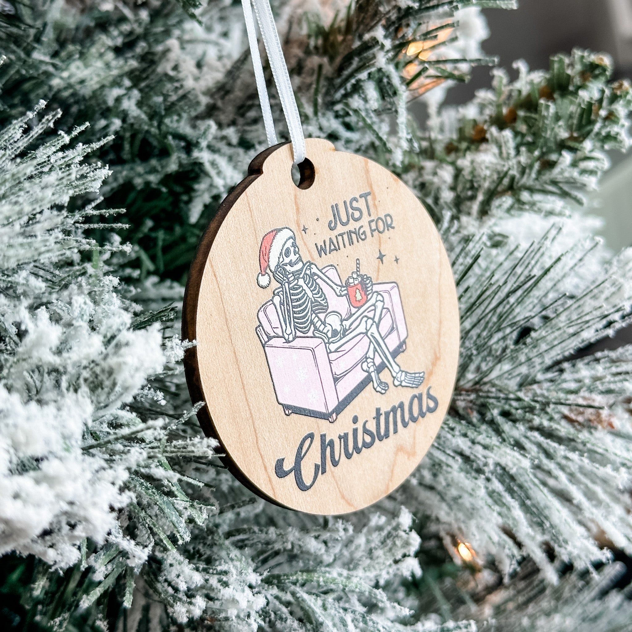 Assorted Funny Puns, Inspirational, and Festive Ornaments