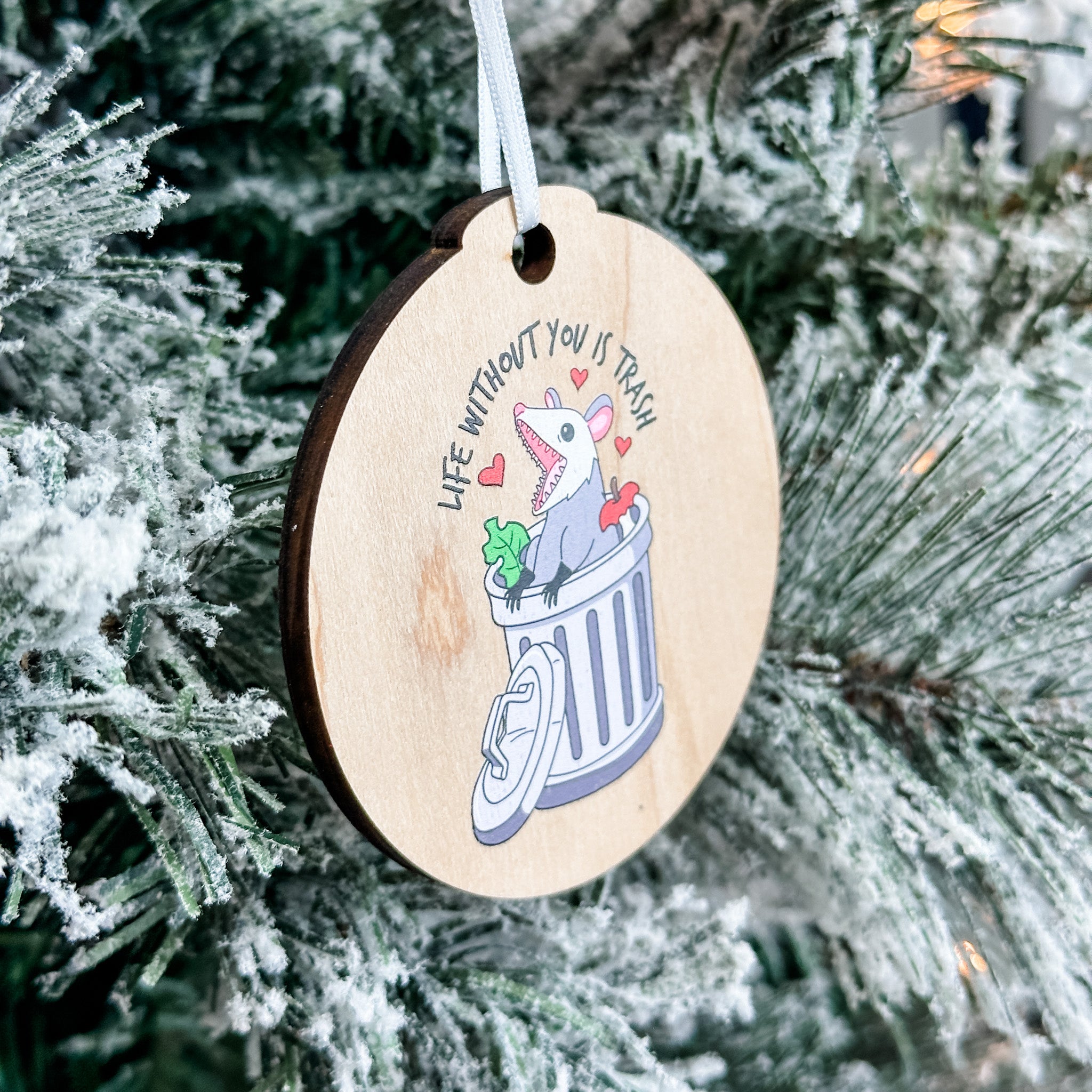 Assorted Funny Puns, Inspirational, and Festive Ornaments