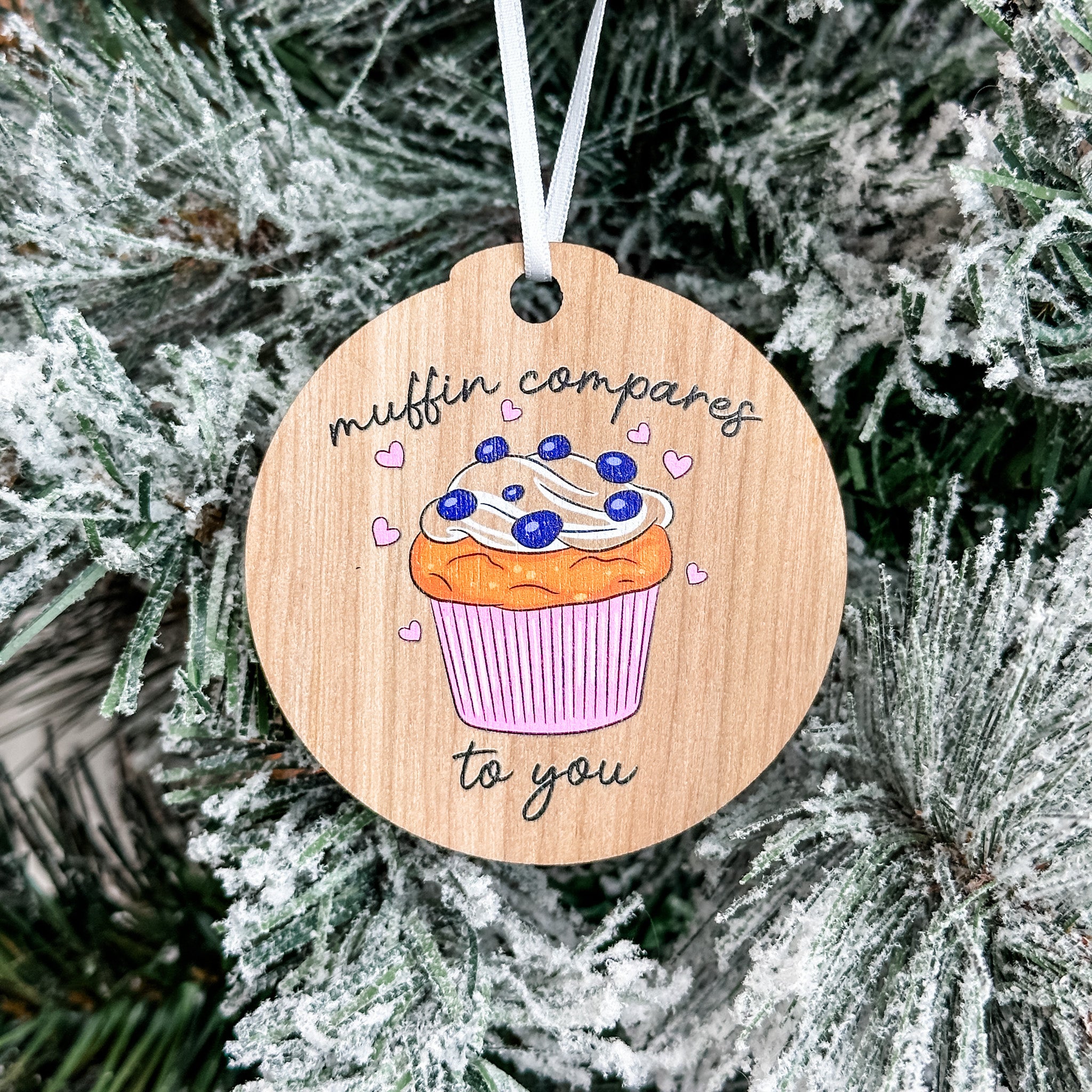 Assorted Funny Puns, Inspirational, and Festive Ornaments