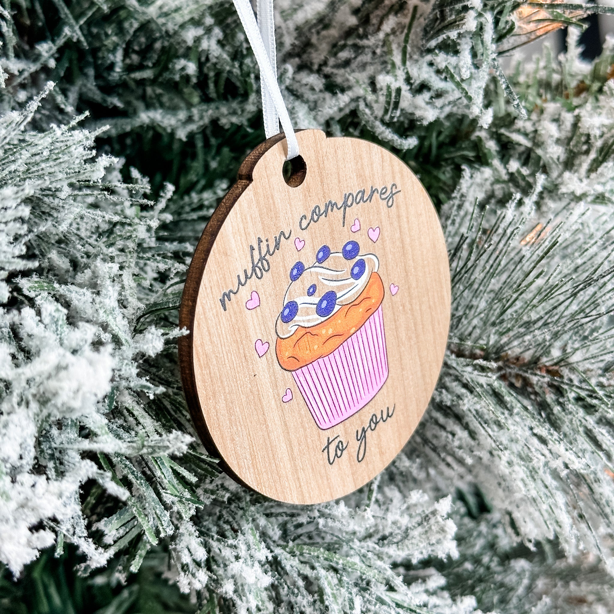 Assorted Funny Puns, Inspirational, and Festive Ornaments