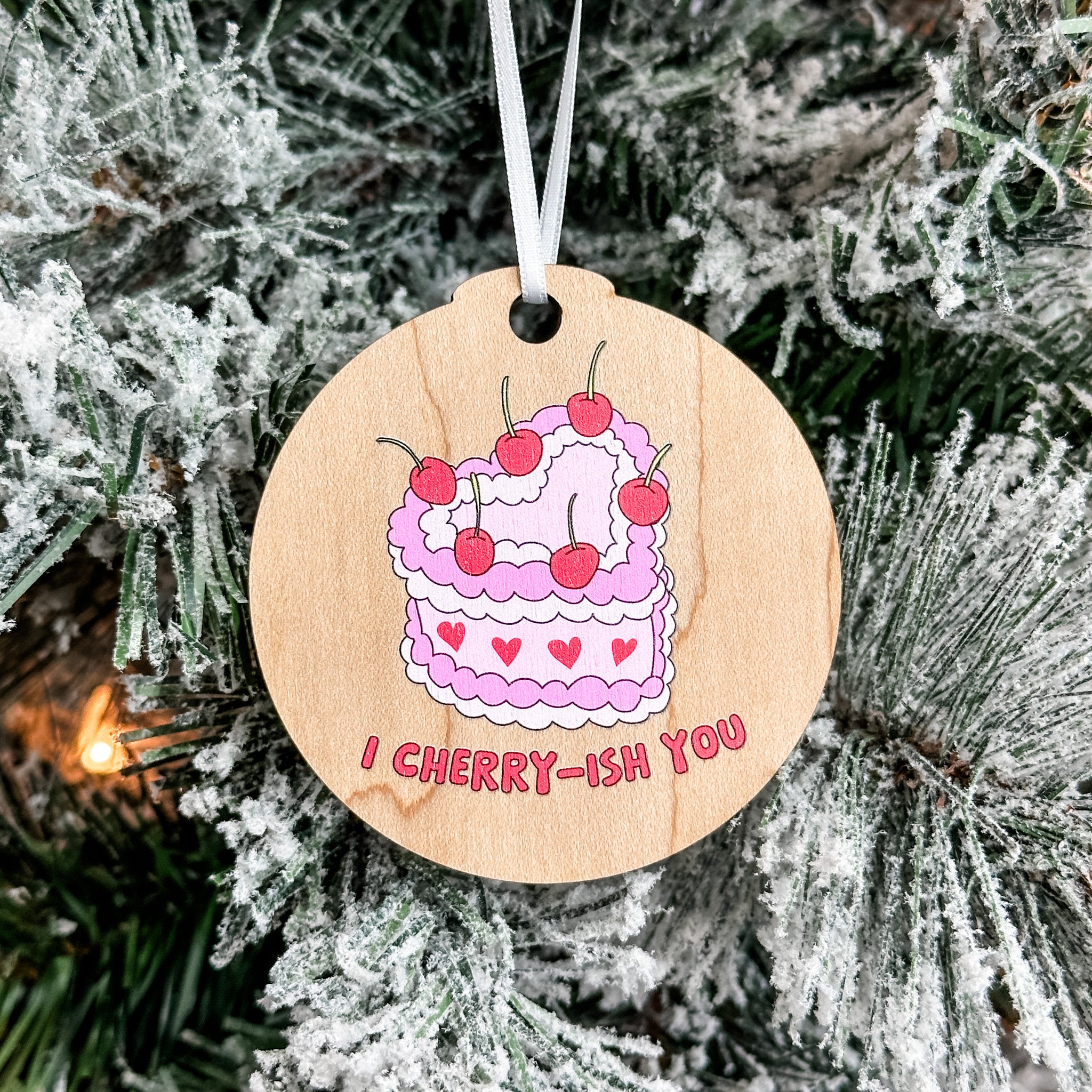 Assorted Funny Puns, Inspirational, and Festive Ornaments