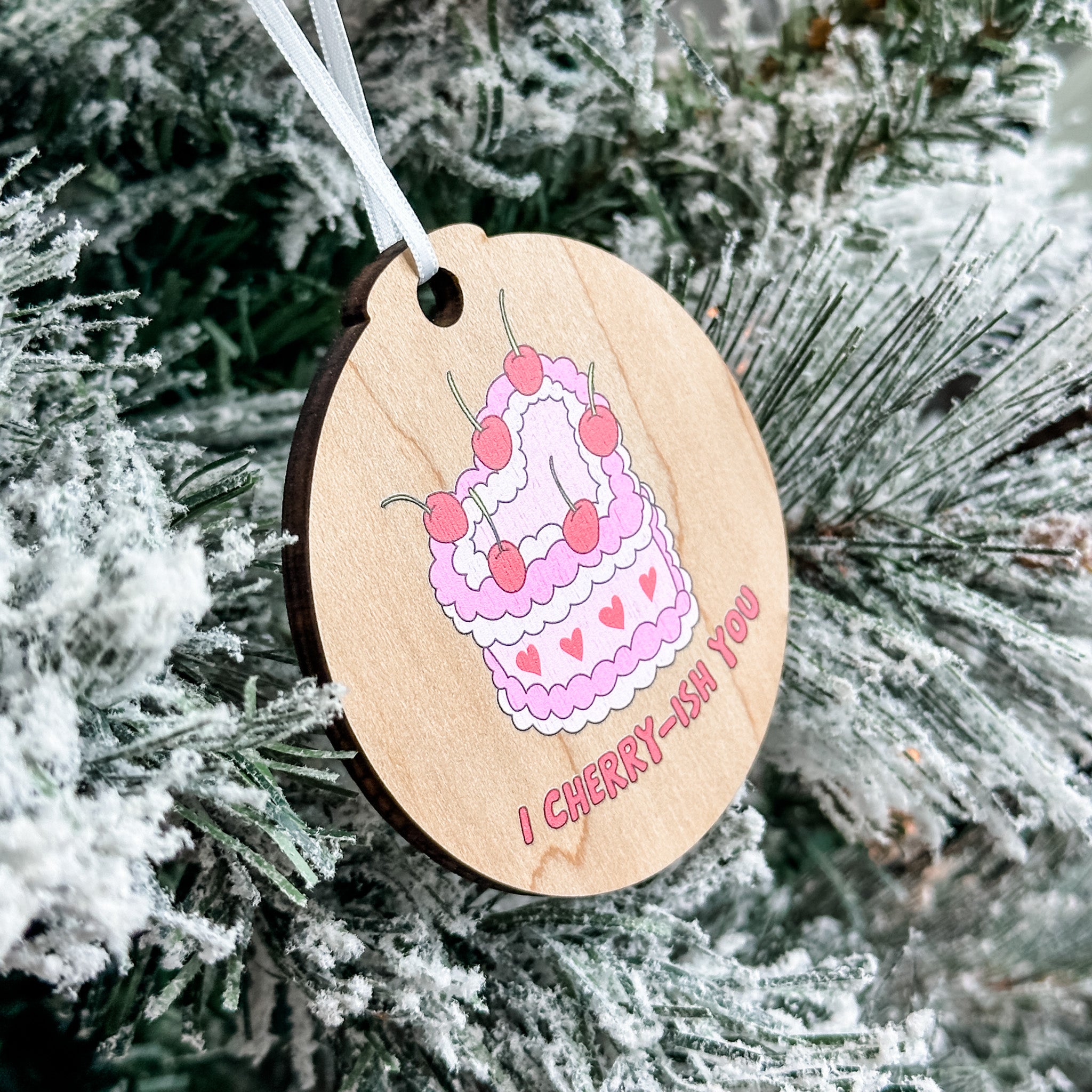 Assorted Funny Puns, Inspirational, and Festive Ornaments