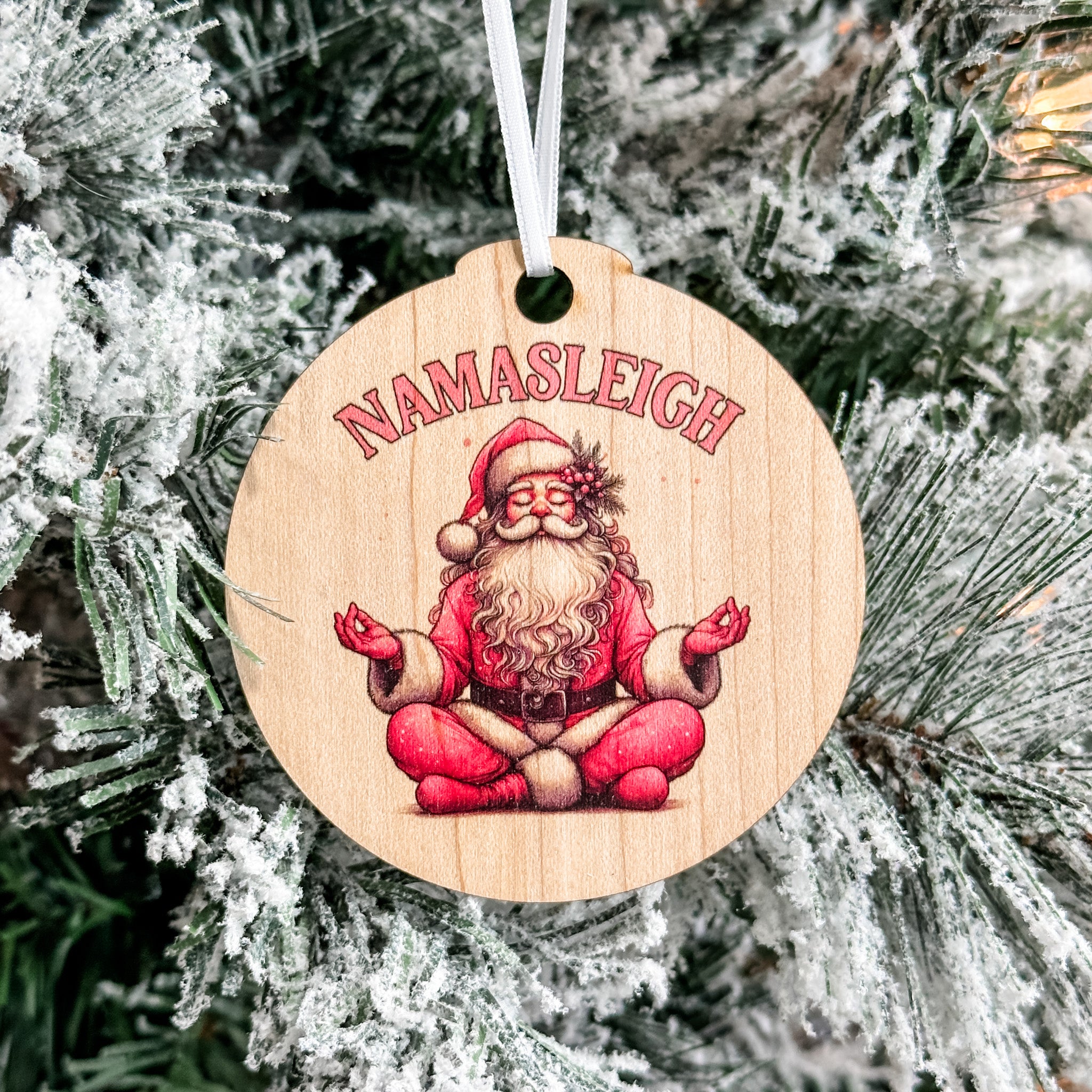 Assorted Funny Puns, Inspirational, and Festive Ornaments