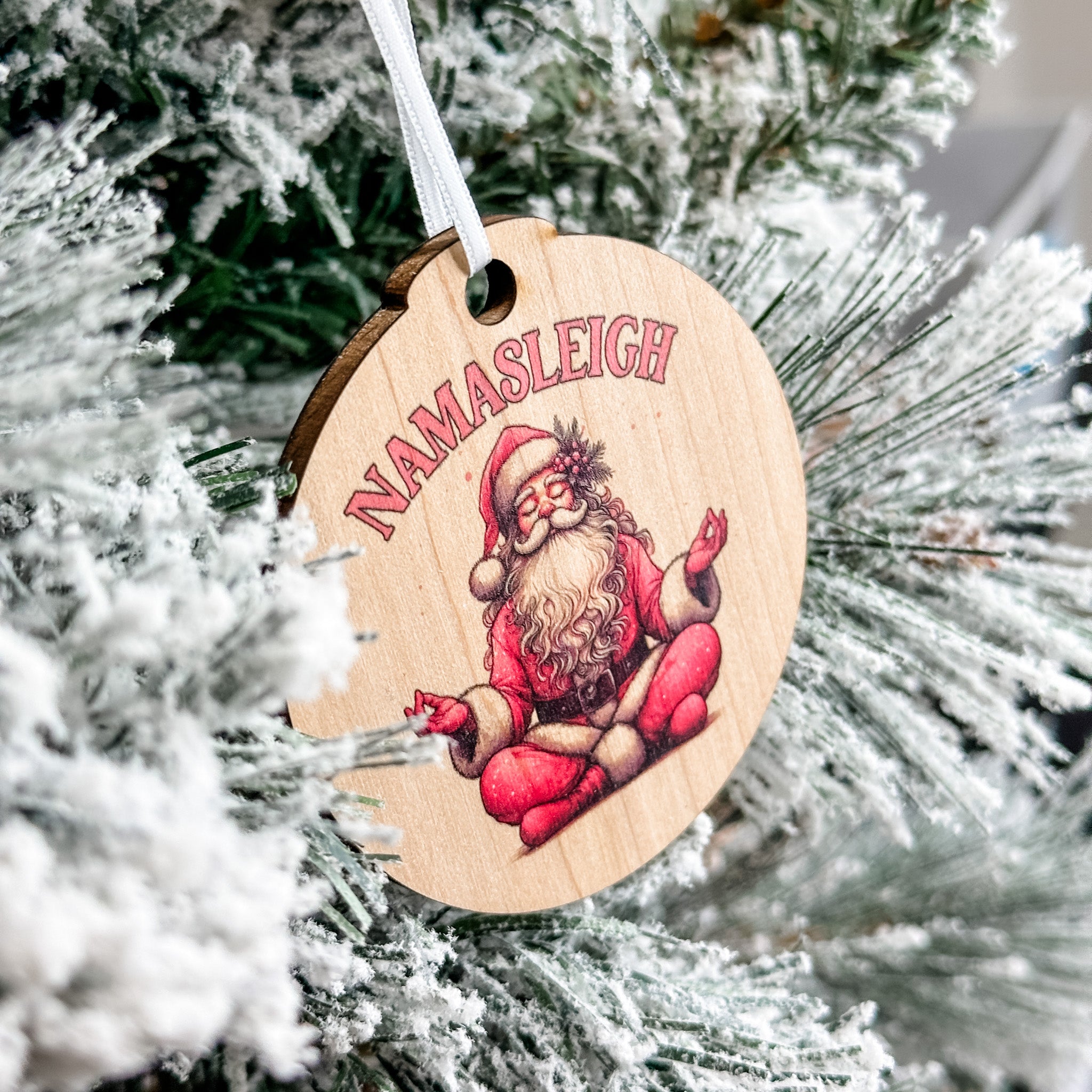 Assorted Funny Puns, Inspirational, and Festive Ornaments