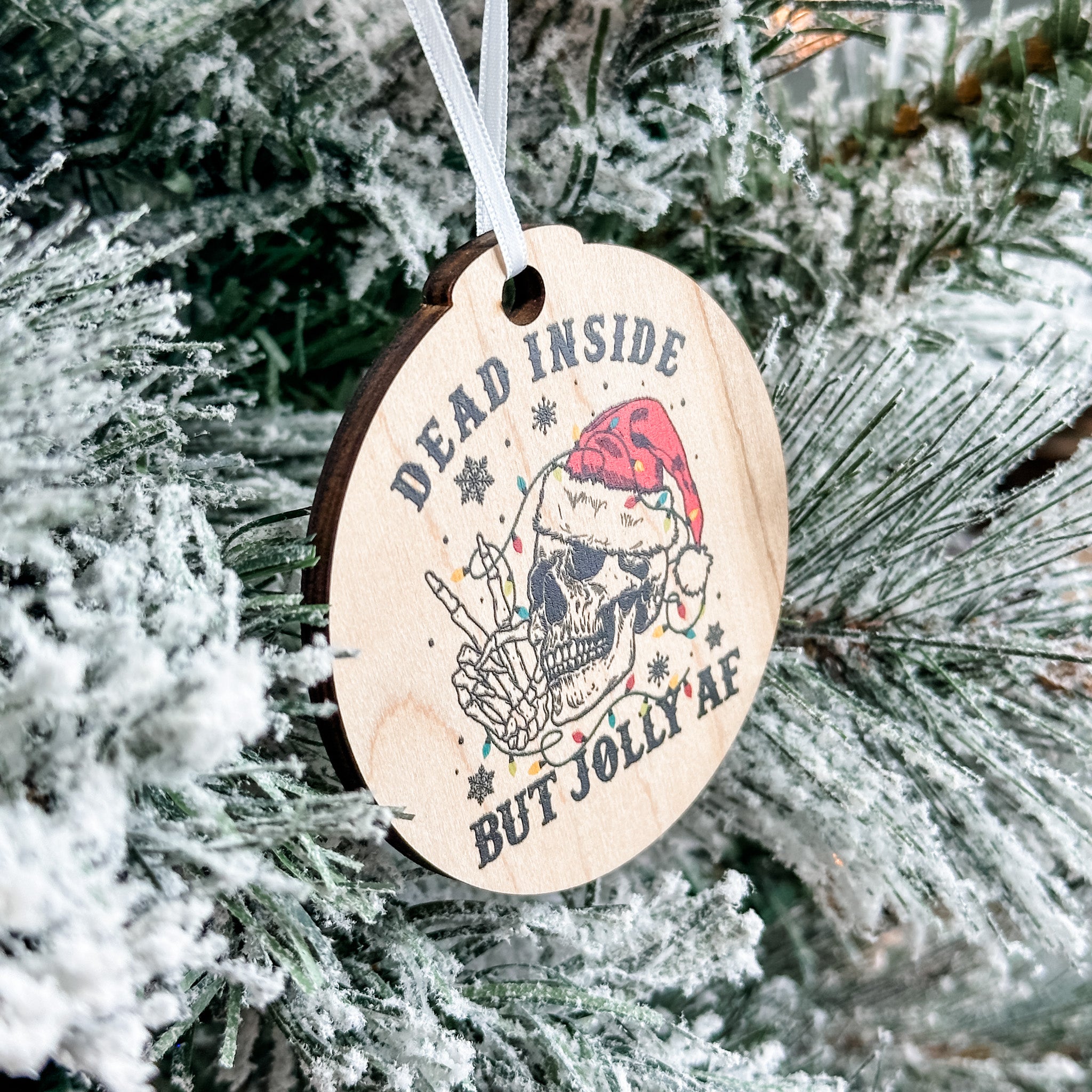 Assorted Funny Puns, Inspirational, and Festive Ornaments