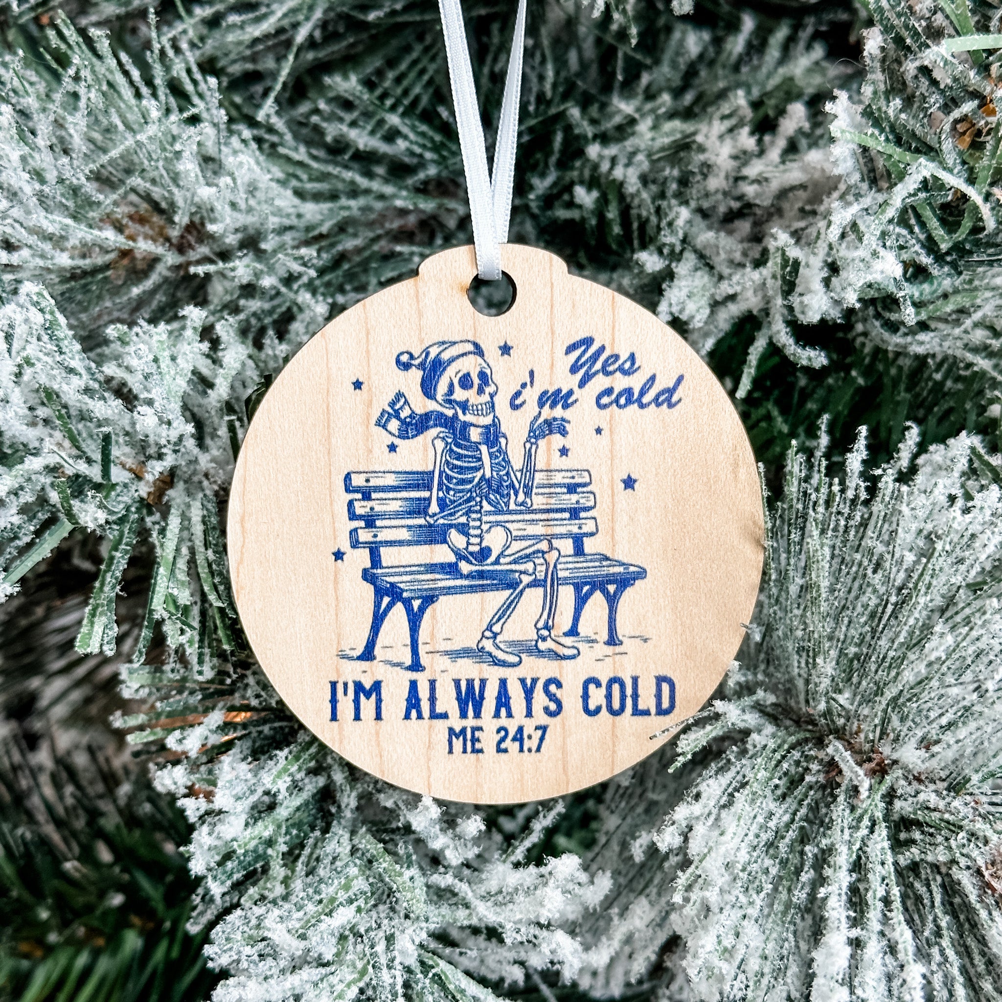 Assorted Funny Puns, Inspirational, and Festive Ornaments
