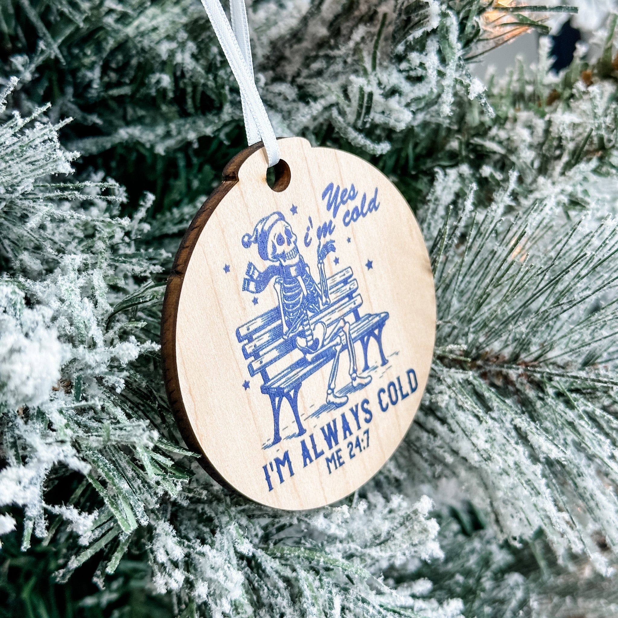 Assorted Funny Puns, Inspirational, and Festive Ornaments