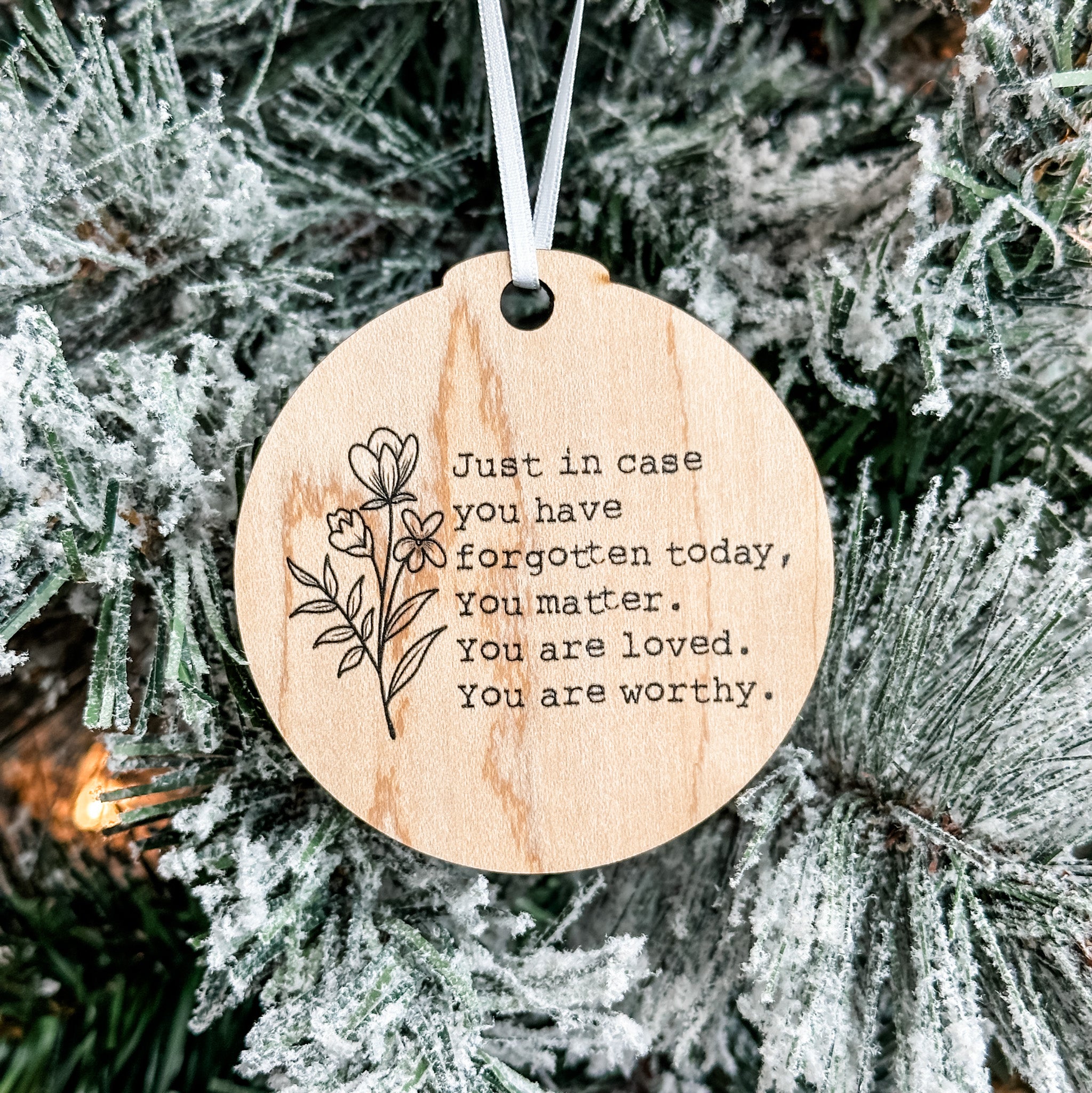 Assorted Funny Puns, Inspirational, and Festive Ornaments