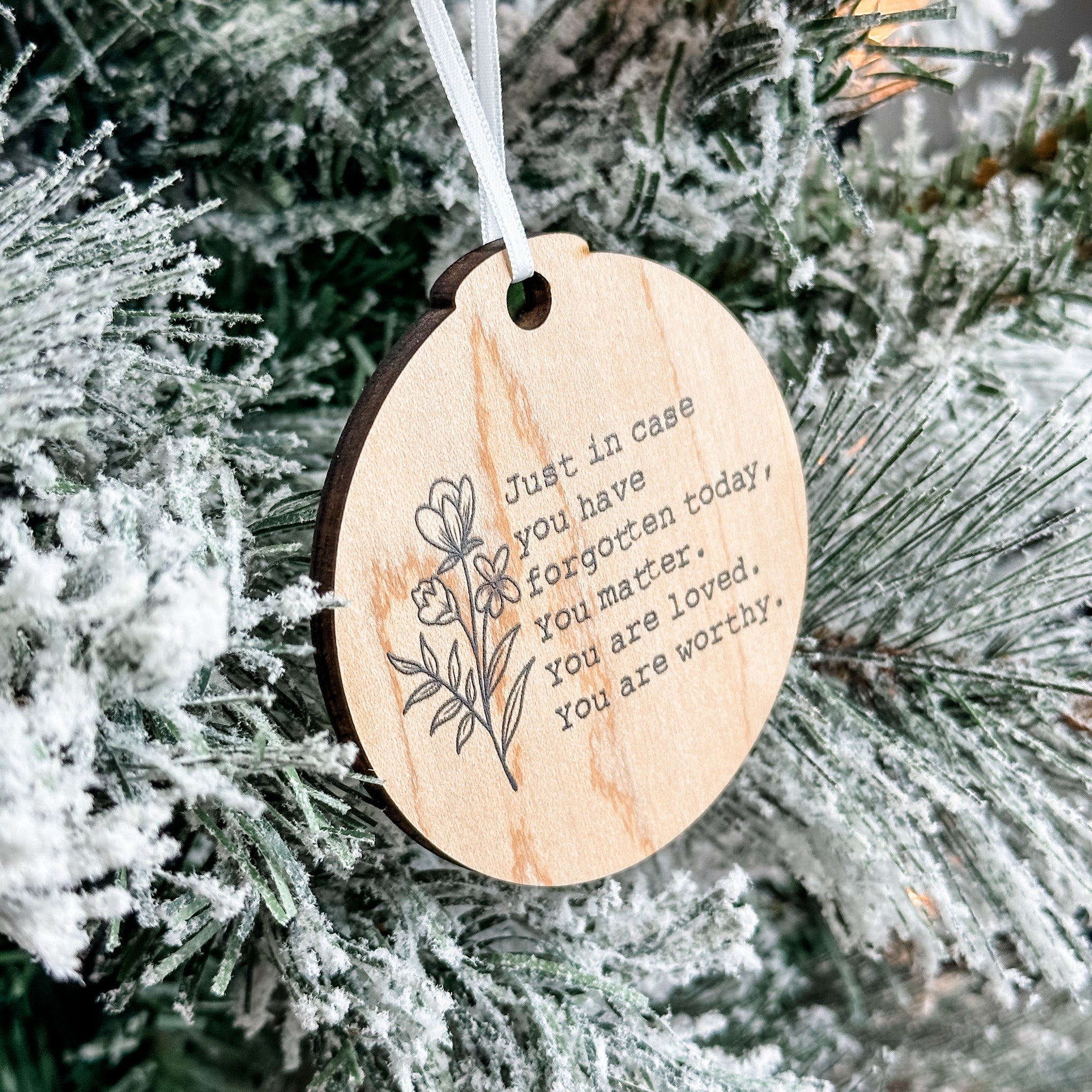 Assorted Funny Puns, Inspirational, and Festive Ornaments