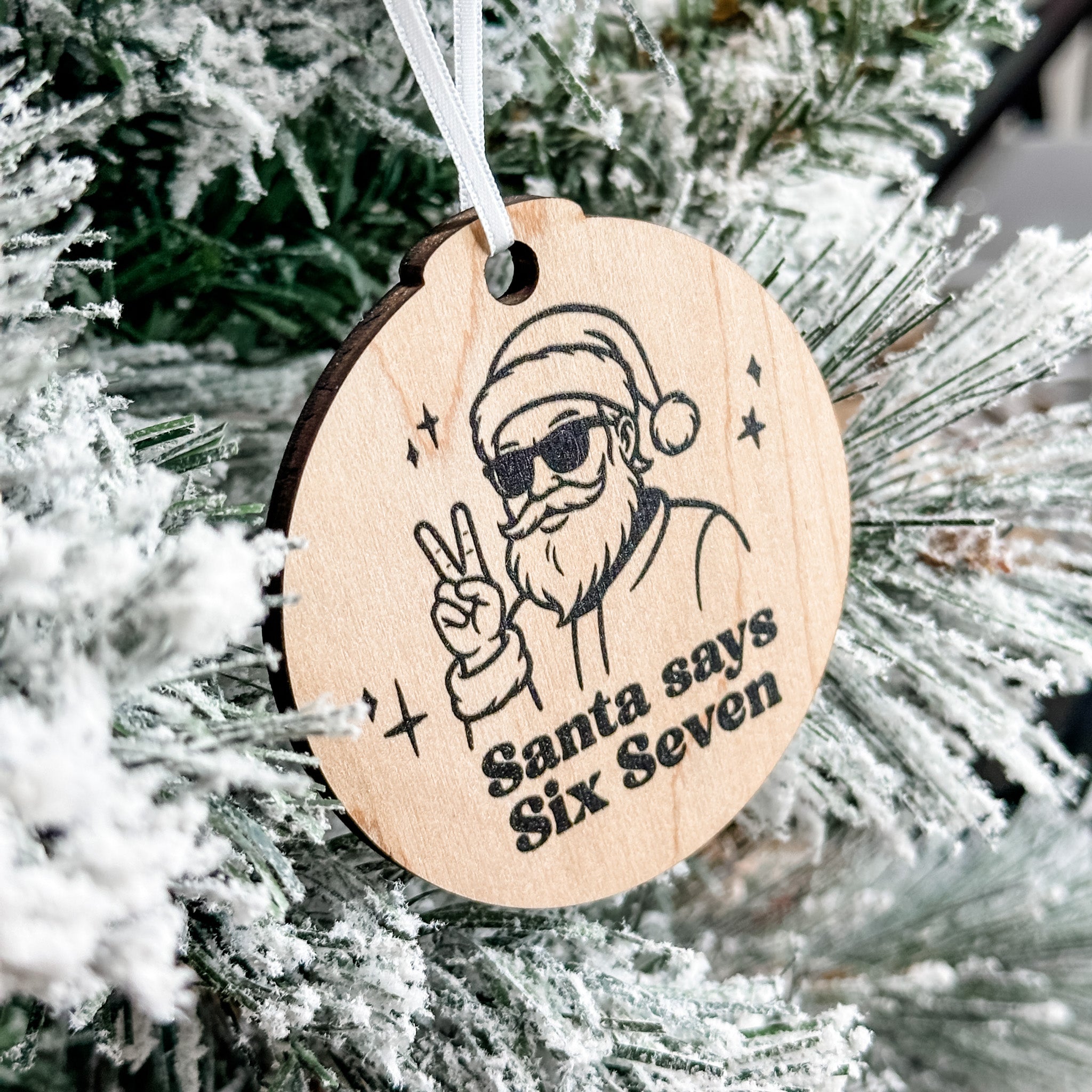 Assorted Funny Puns, Inspirational, and Festive Ornaments