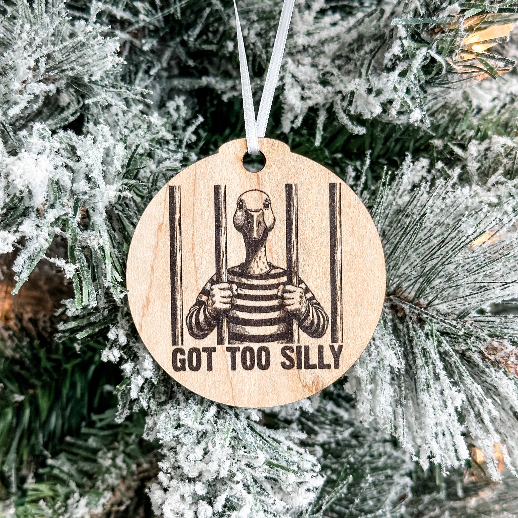 Assorted Funny Puns, Inspirational, and Festive Ornaments