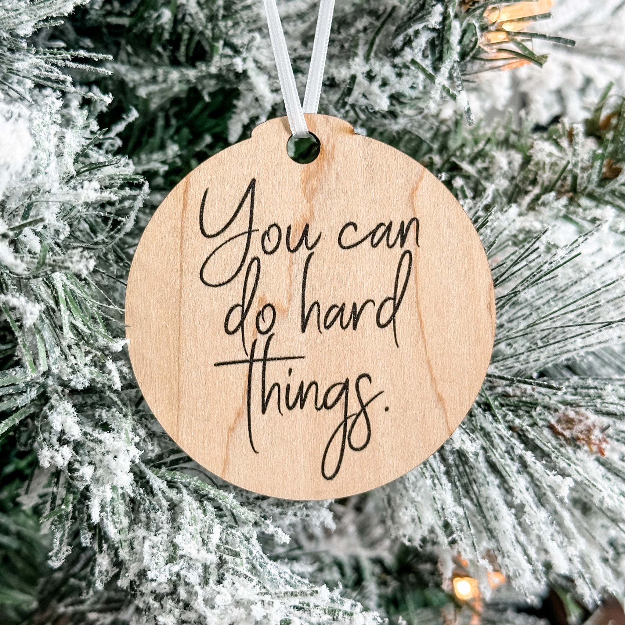Assorted Funny Puns, Inspirational, and Festive Ornaments
