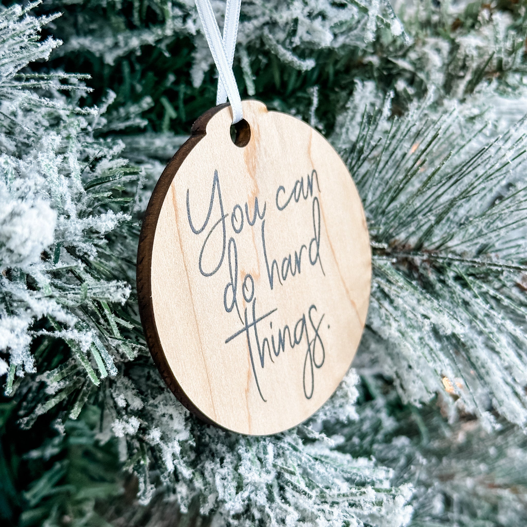 Assorted Funny Puns, Inspirational, and Festive Ornaments