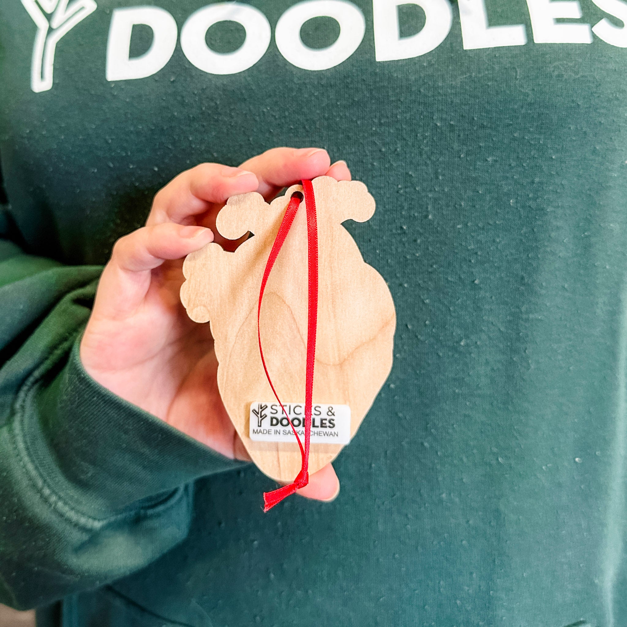 Anatomical Heart • Layered Wooden Ornament • For Gothic & Medical Gifts