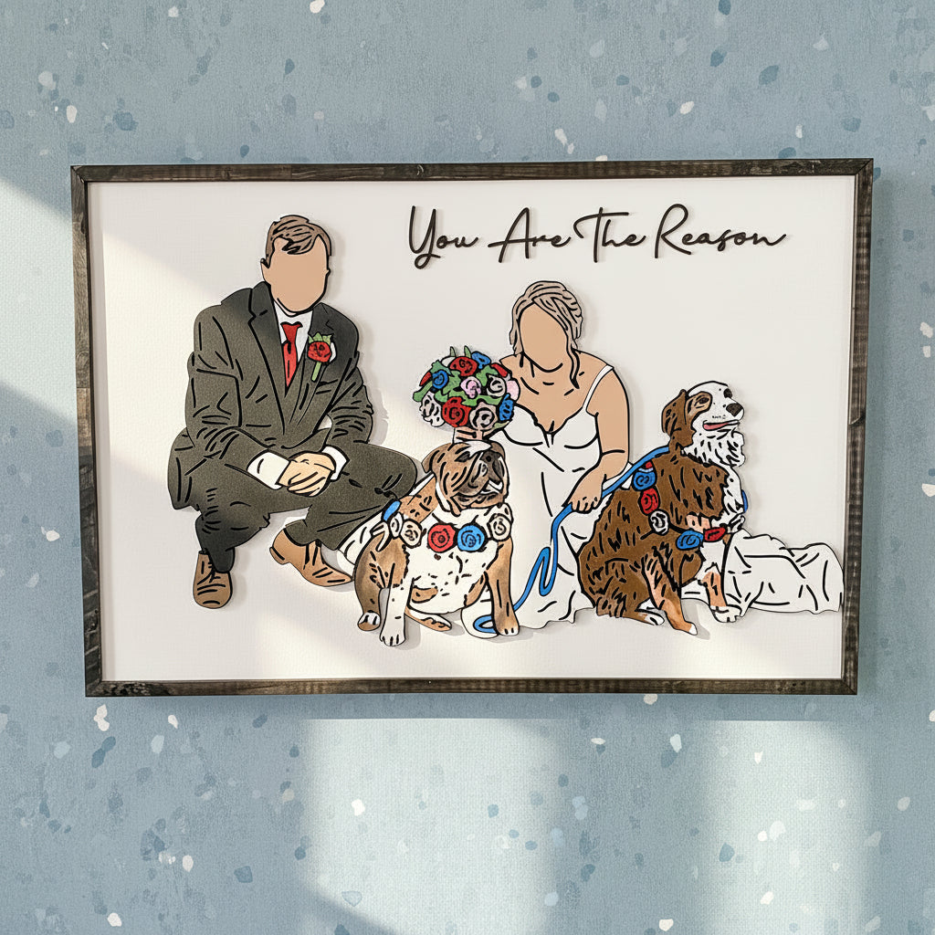 #Art Style_(8 to 12 Weeks) 3D Hand Painted Wood - Premium