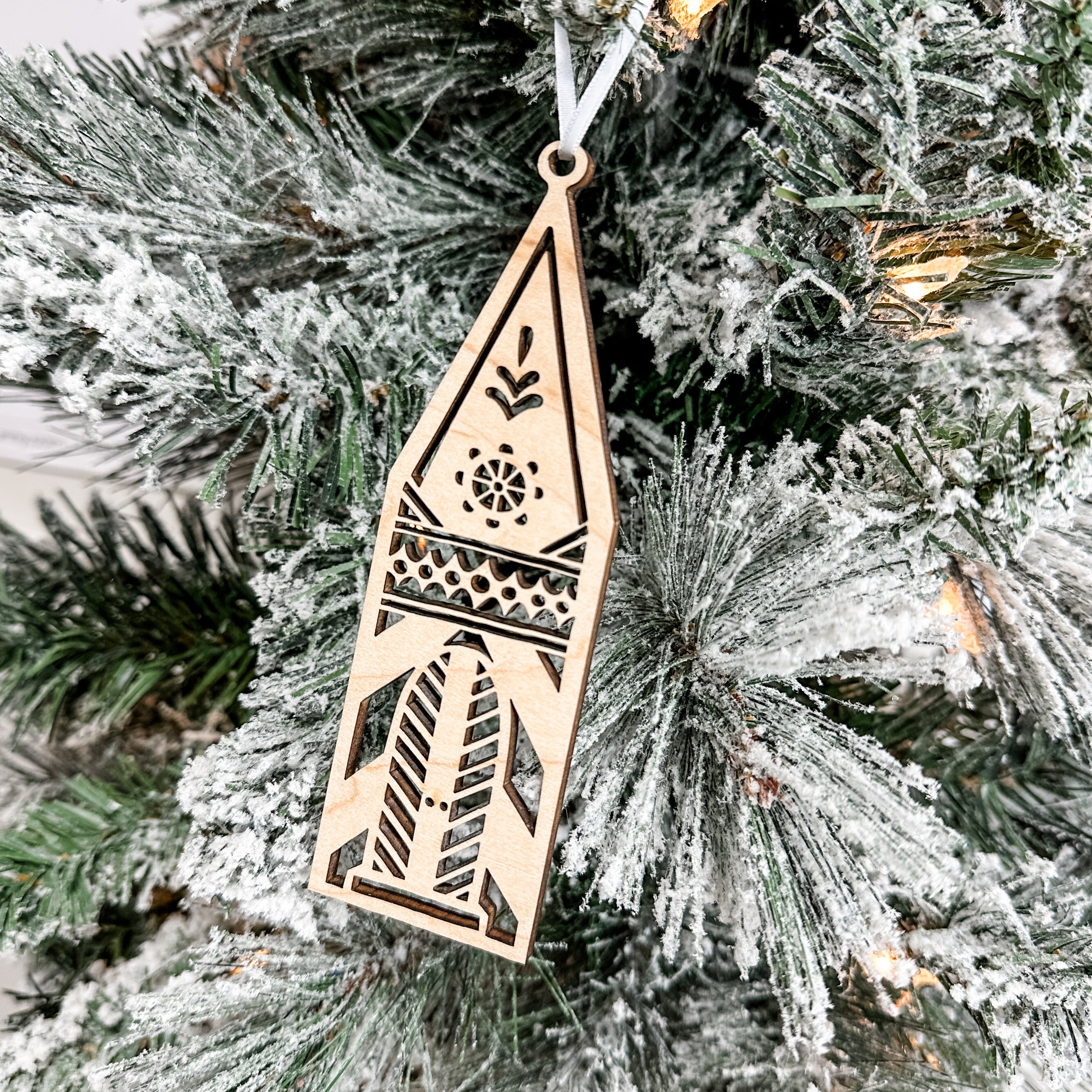 Gingerbread Houses • Wood Ornaments • For Christmas Decorating
