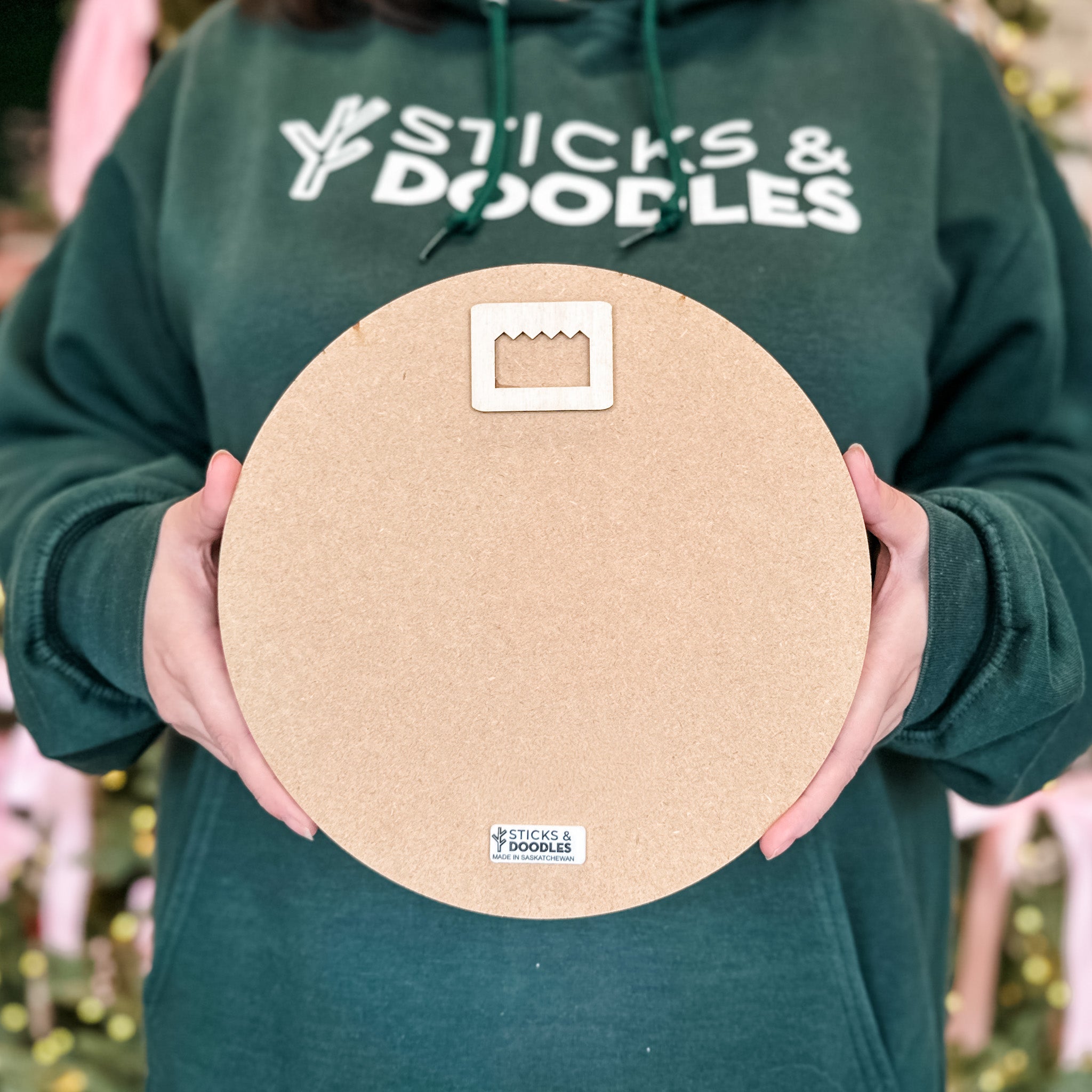 Quiet Northern Lights • 3D Wood & Acrylic Ornament or Mini Sign