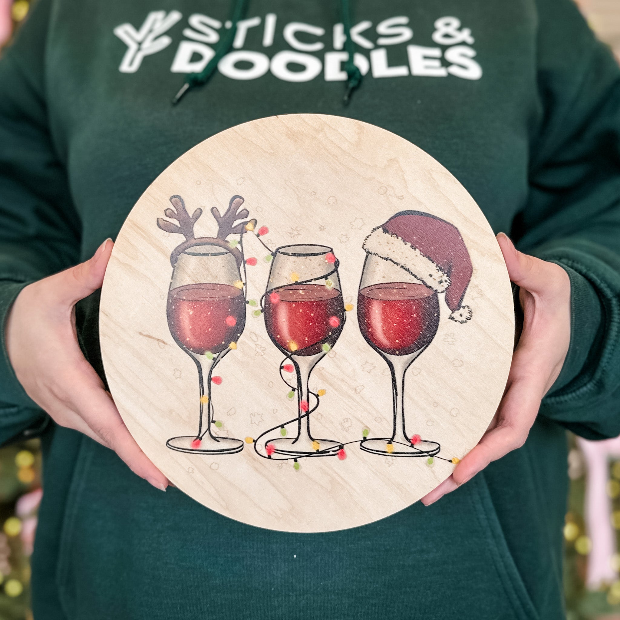 Festive Wines • Printed Wood Sign