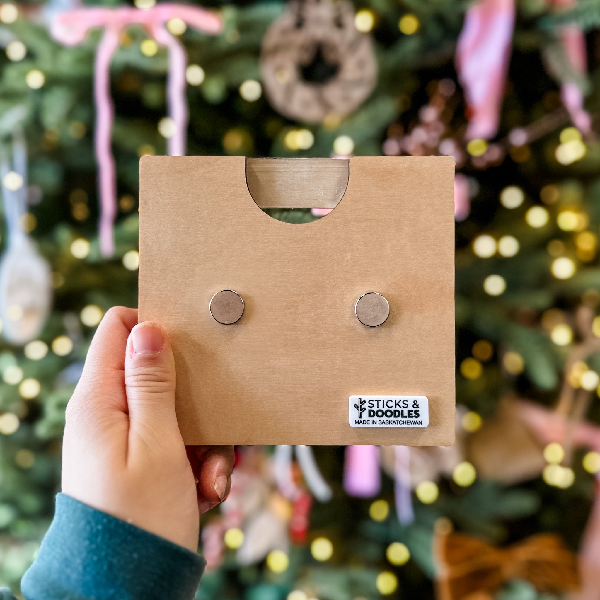 Sonogram Photo Frame • Wood Magnet • For Expecting Parents