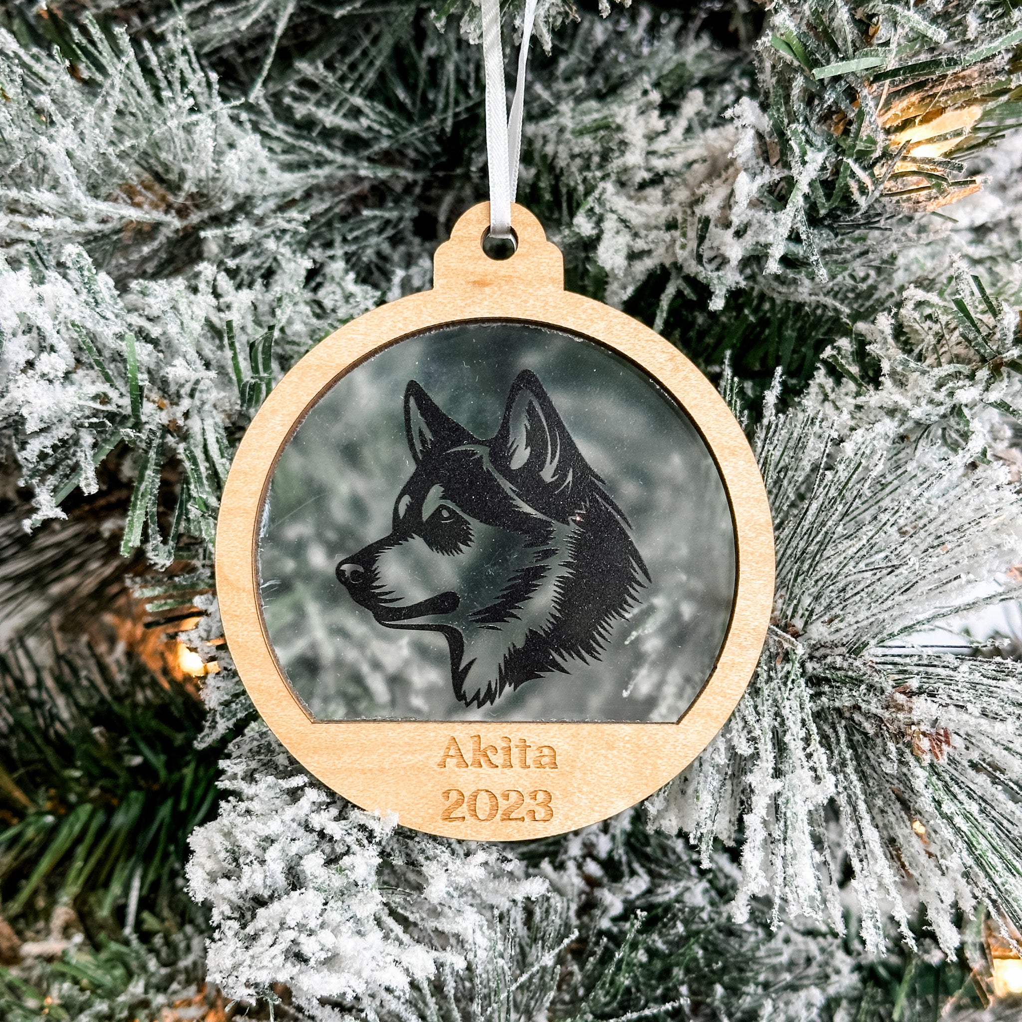 Personalized Dog Breeds • 3D Wood & Acrylic Ornaments • For Pets & Pet Loss