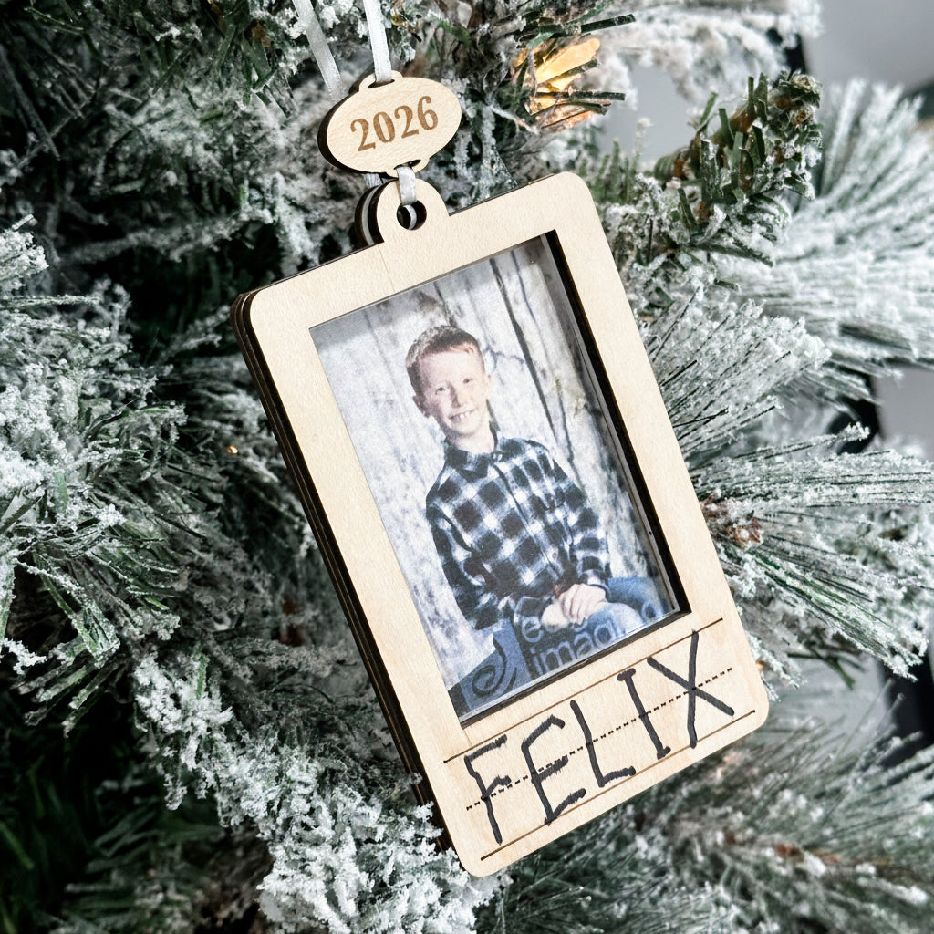 Kid's Photo Frame Ornament