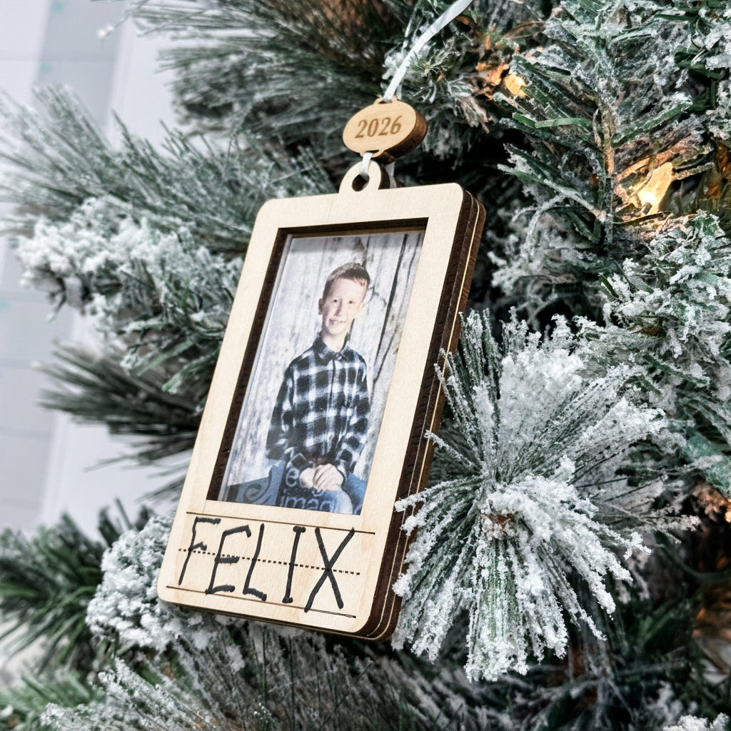 Kid's Photo Frame Ornament