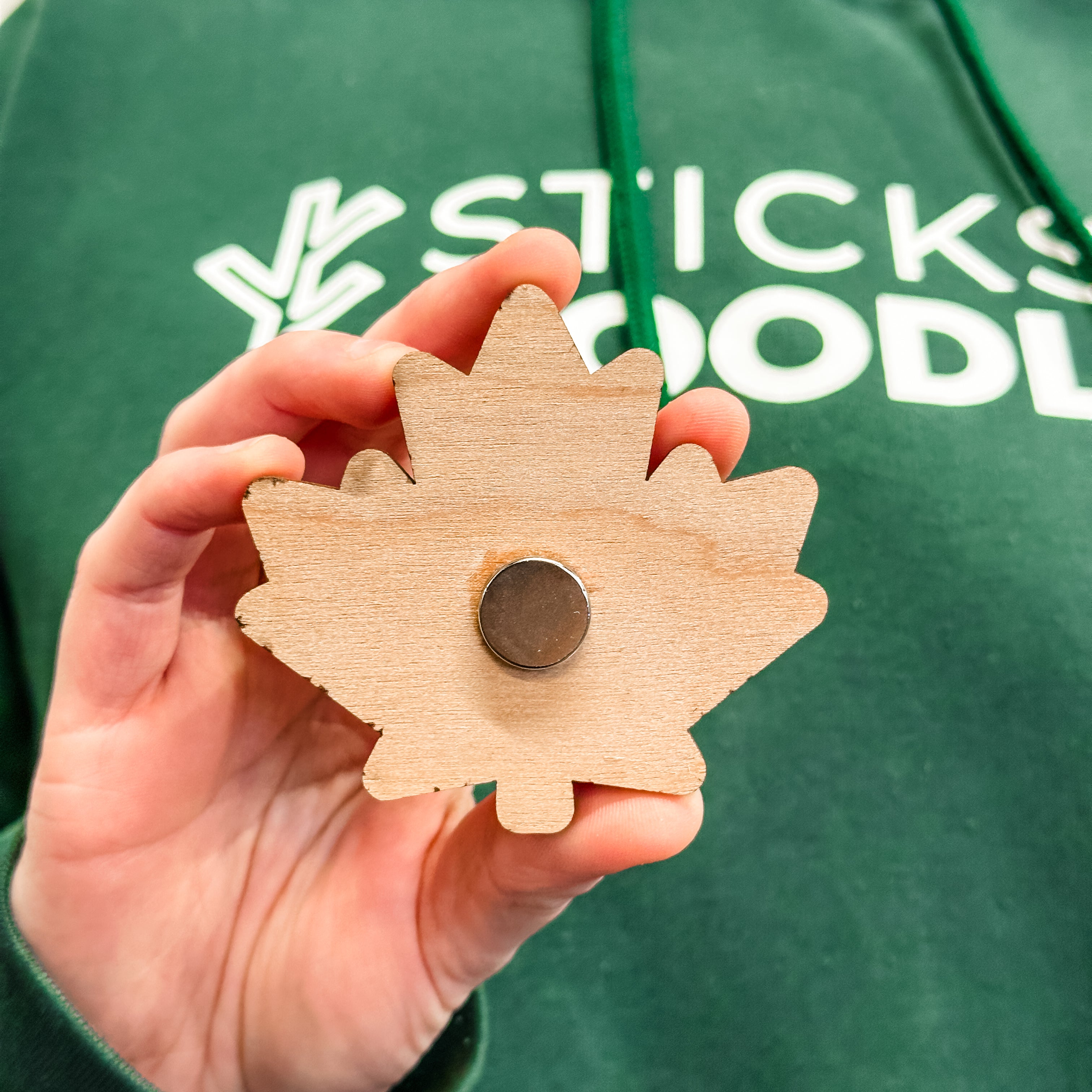 Canadian Maple Leaves • Wood Ornament or Magnet • For Those Who Love Canada