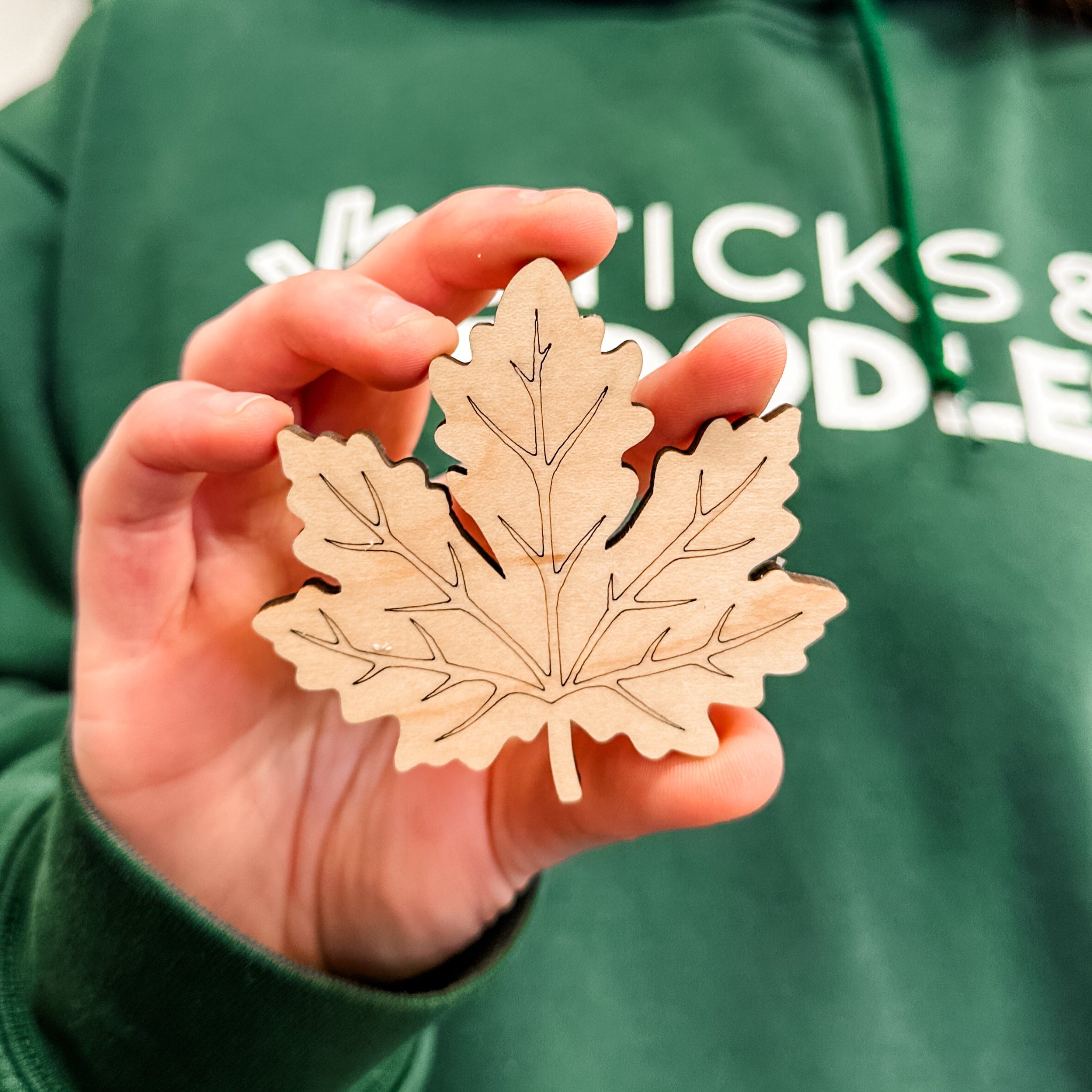 Canadian Maple Leaves • Wood Ornament or Magnet • For Those Who Love Canada