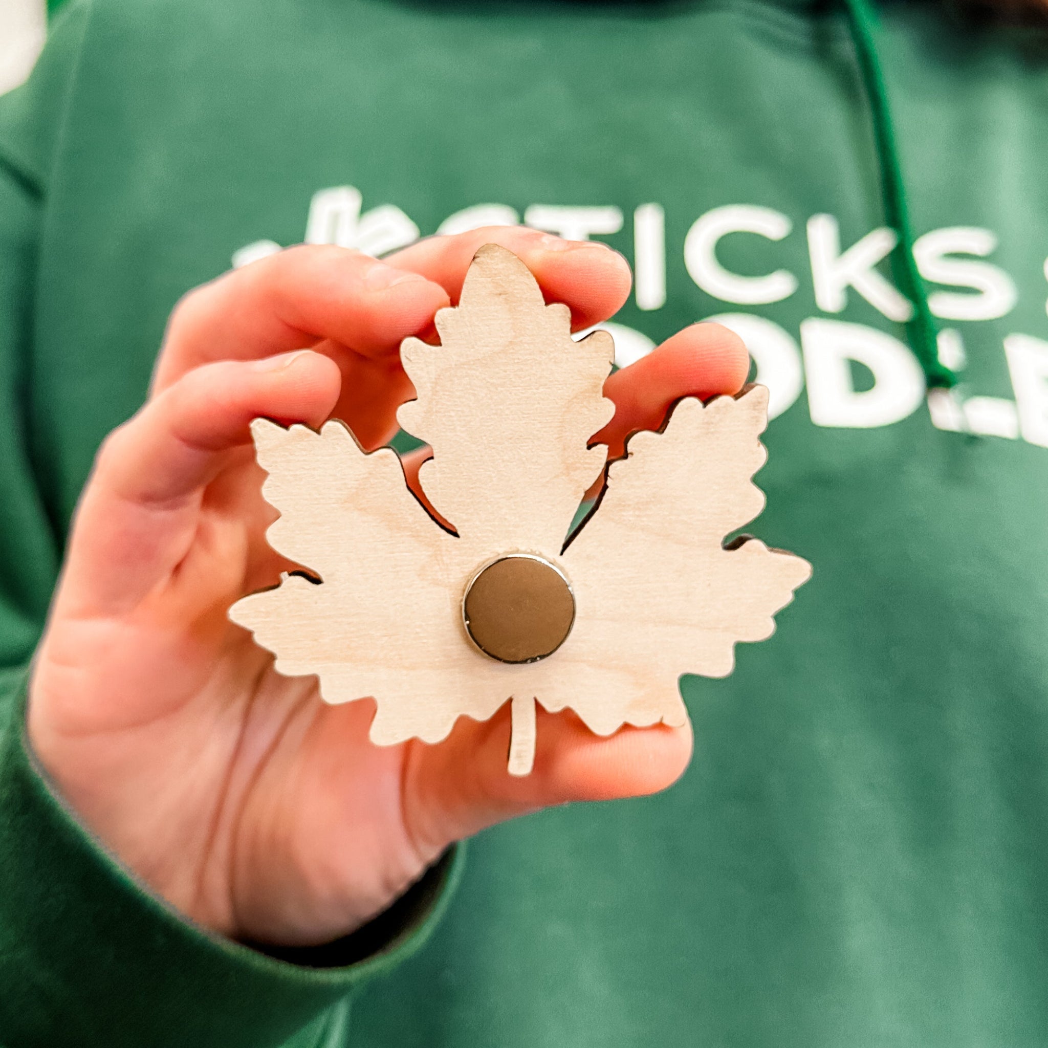 Canadian Maple Leaves • Wood Ornament or Magnet • For Those Who Love Canada