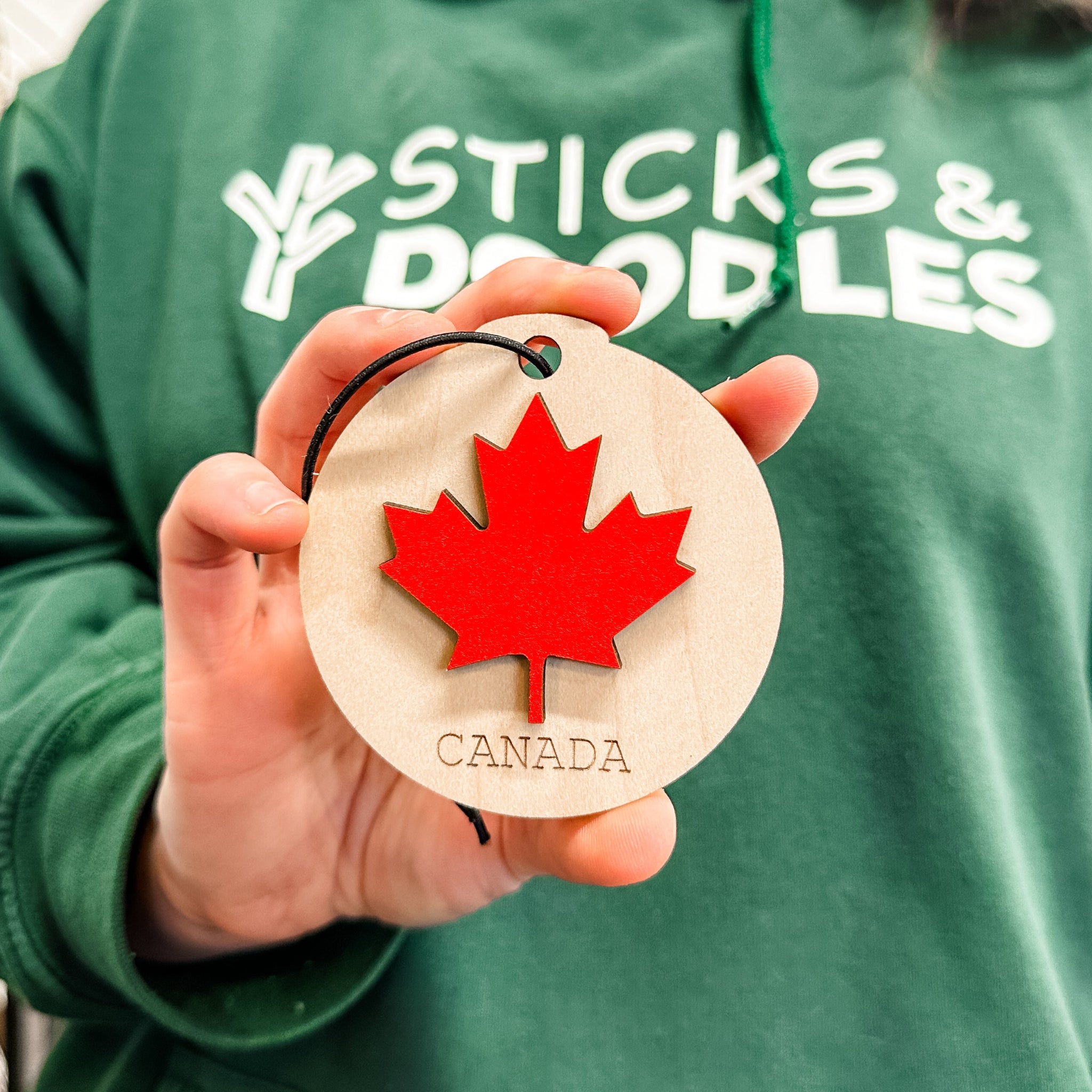 Classic Canada • 3D Wood Ornament or Magnet • For Those Who Love Canada