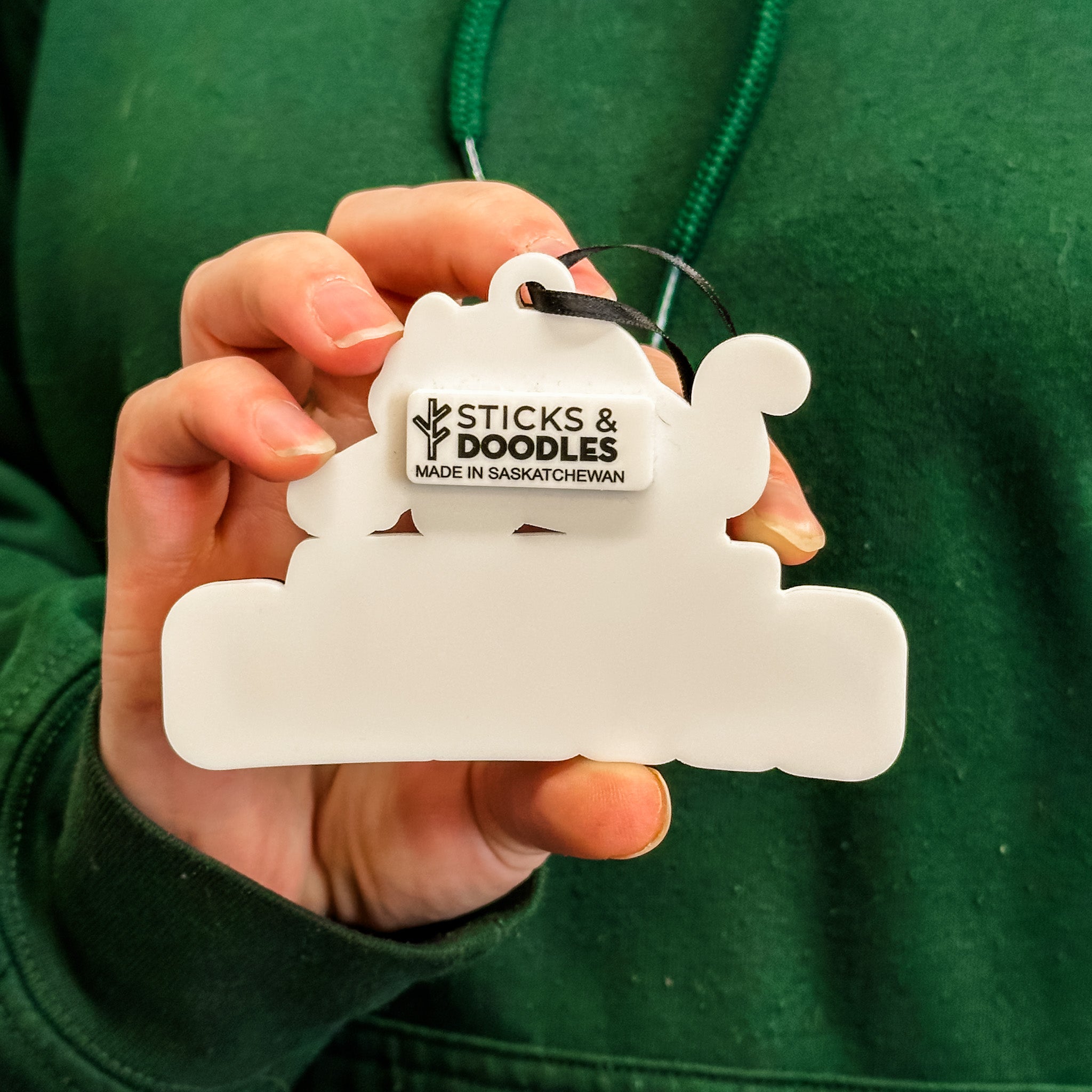 University of Regina Cougars • 3D Wood & Acrylic Ornaments • For Students & Proud Parents