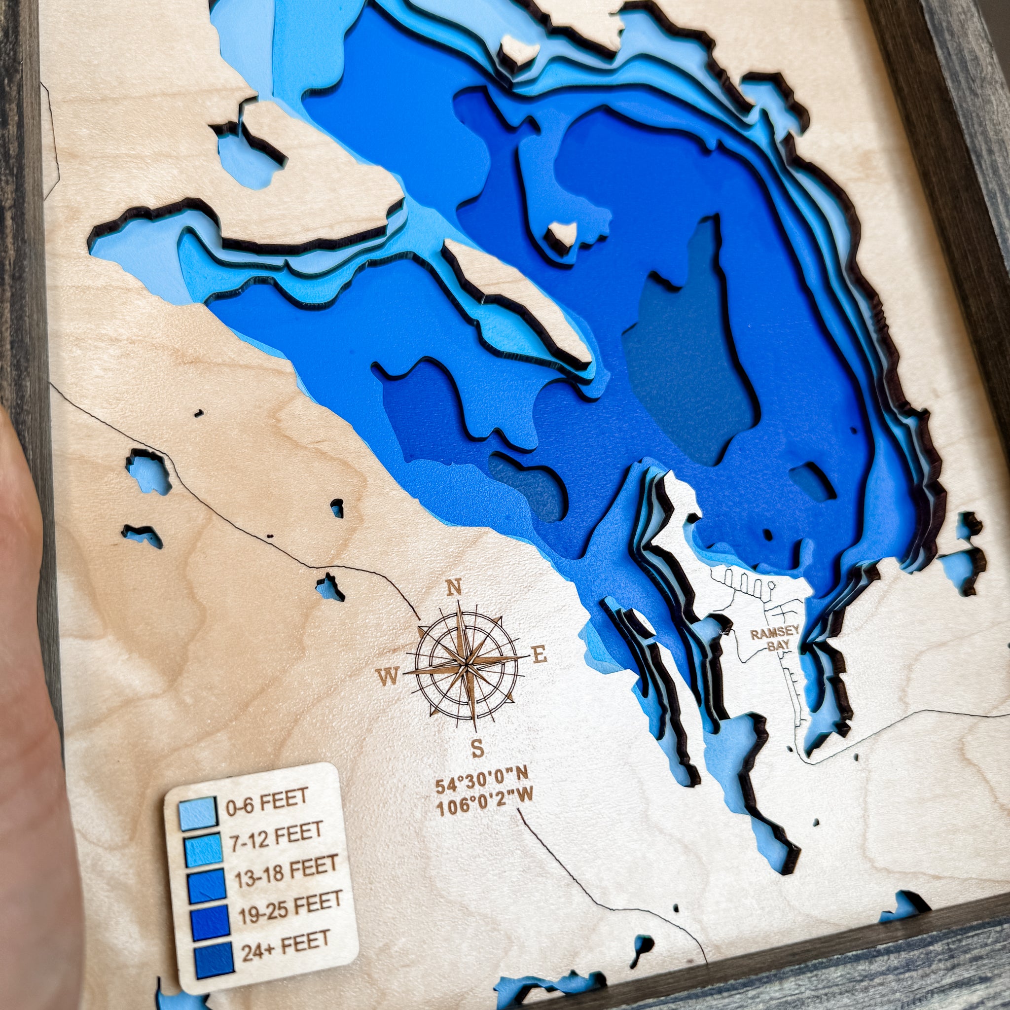 Weyakwin Lake 3D Wood Map