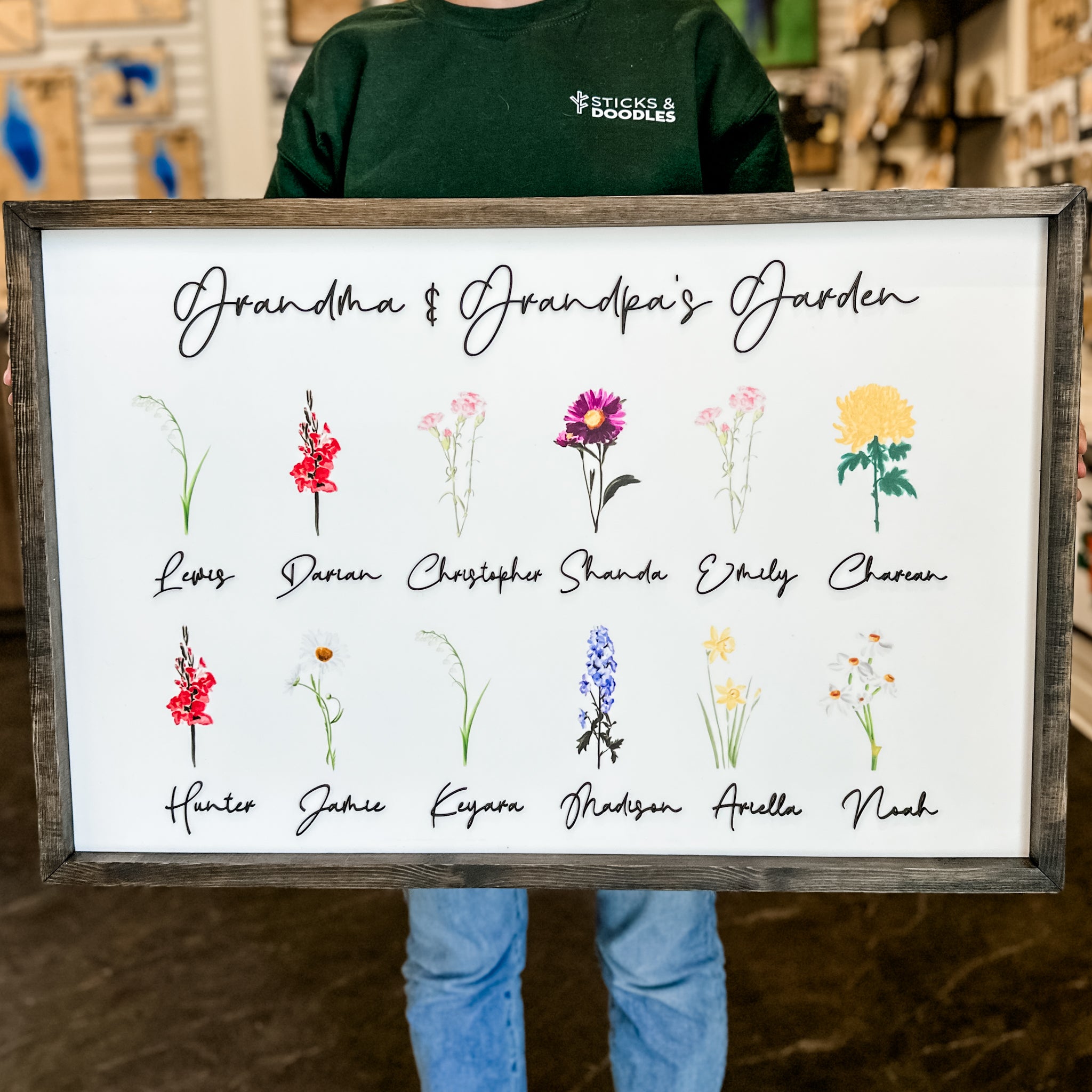 The Birth Flower Sign (Grandma's Garden)