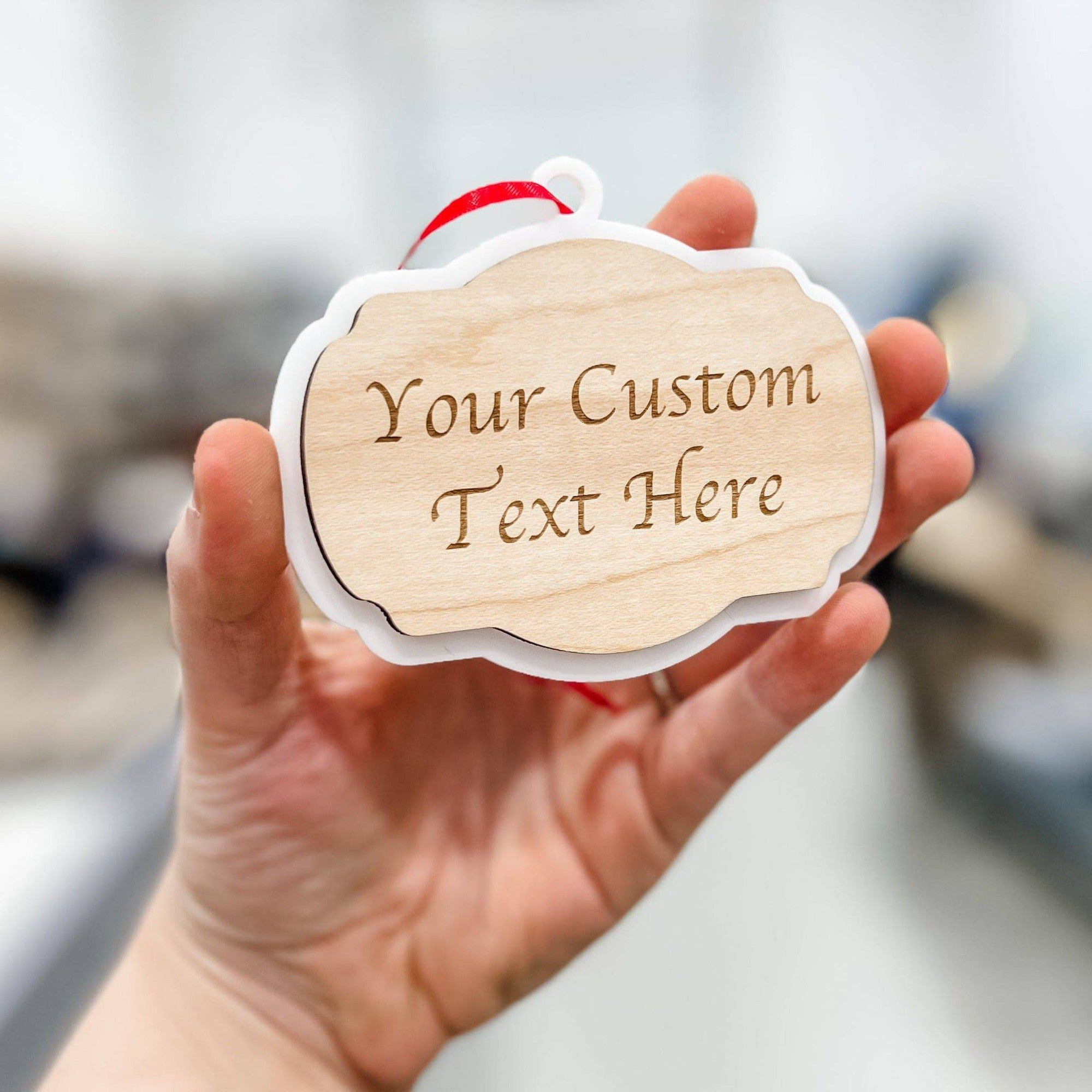 Design-Your-Own Wood & Acrylic Ornament