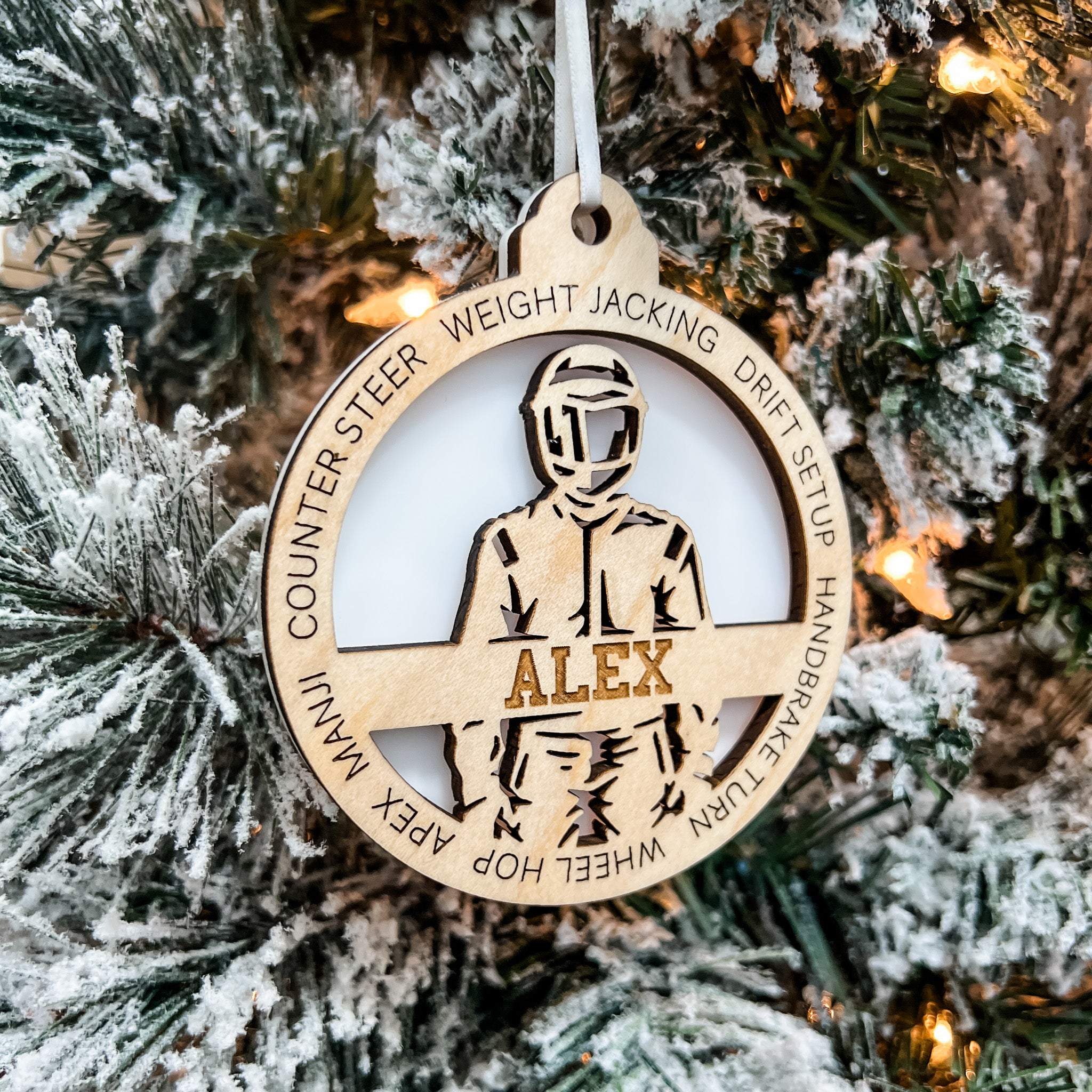 Personalized Outdoor Recreation Ornaments (Hunting, Fishing, and 14 Others)