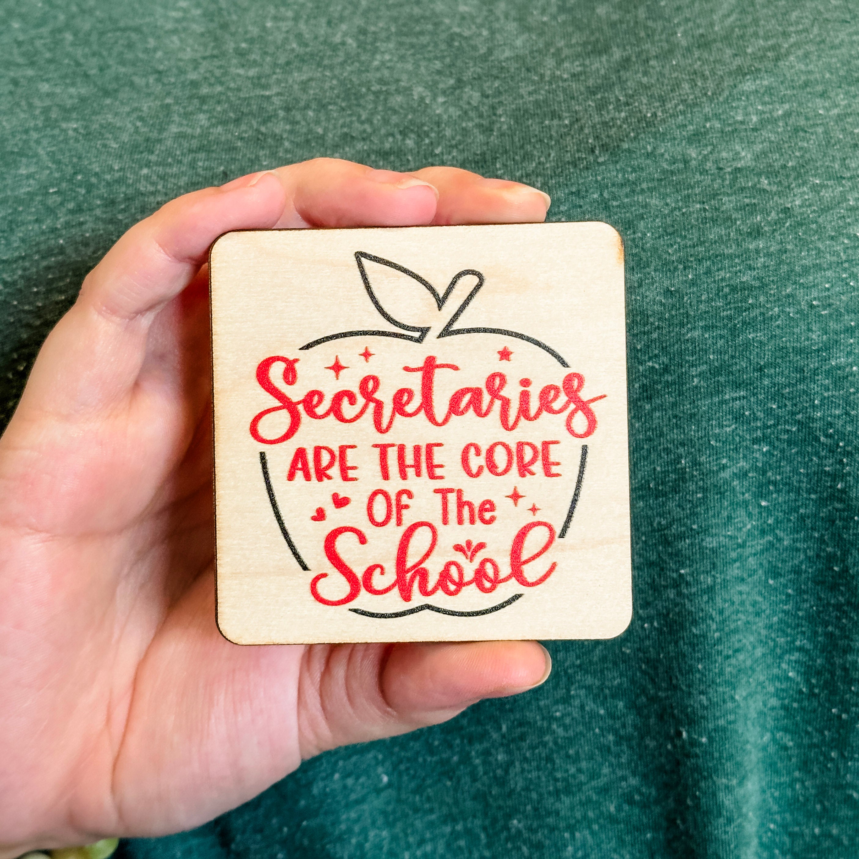 Teacher & Educator • Wood Magnet • For End of School Year / School Christmas Gifts