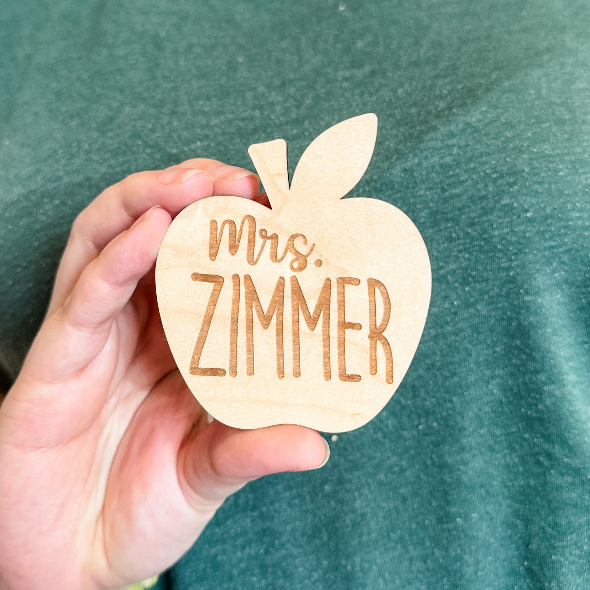 Teacher & Educator • Wood Magnet • For End of School Year / School Christmas Gifts
