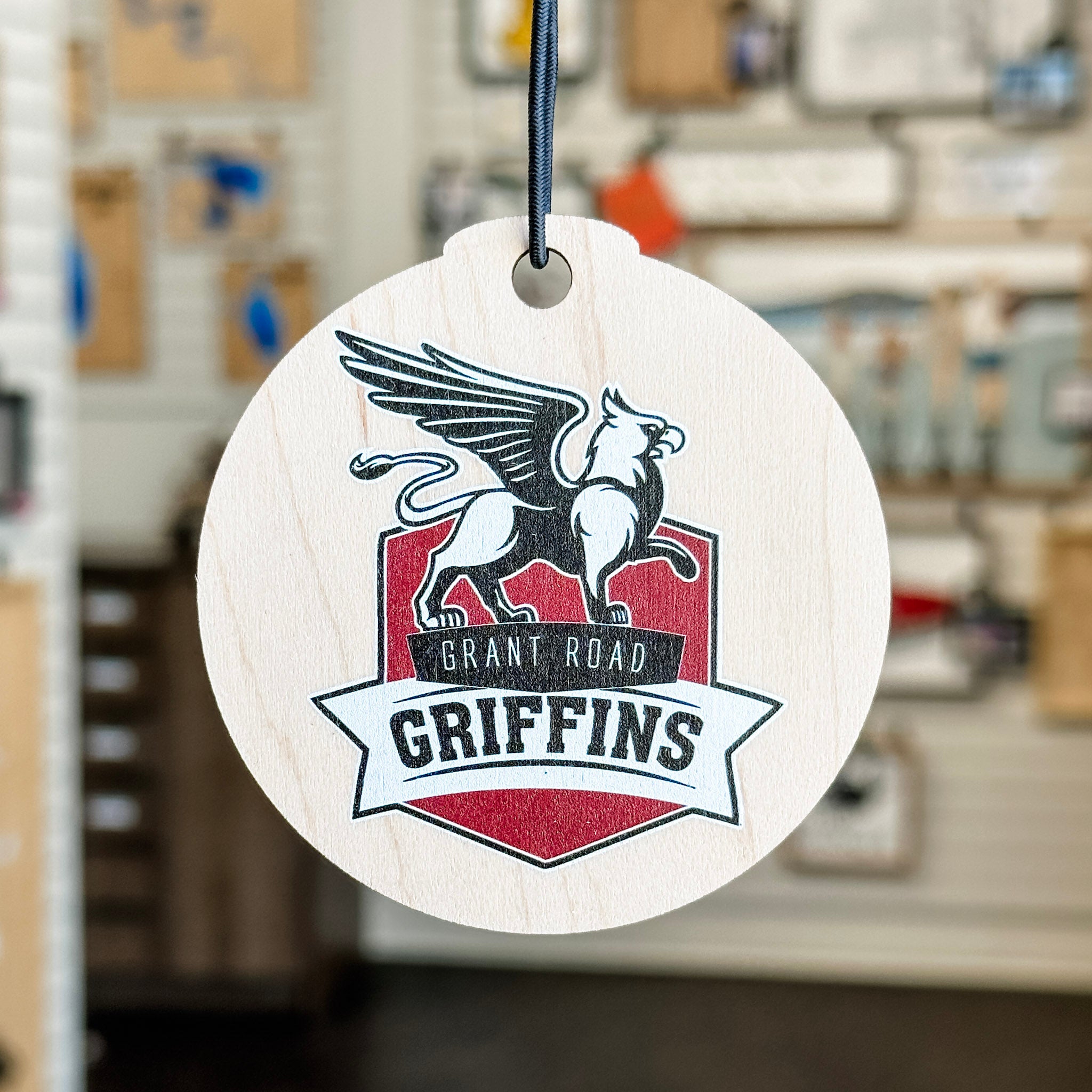 Group Order: Printed Company Logo • Wood or Acrylic Ornaments • Corporate Gifts