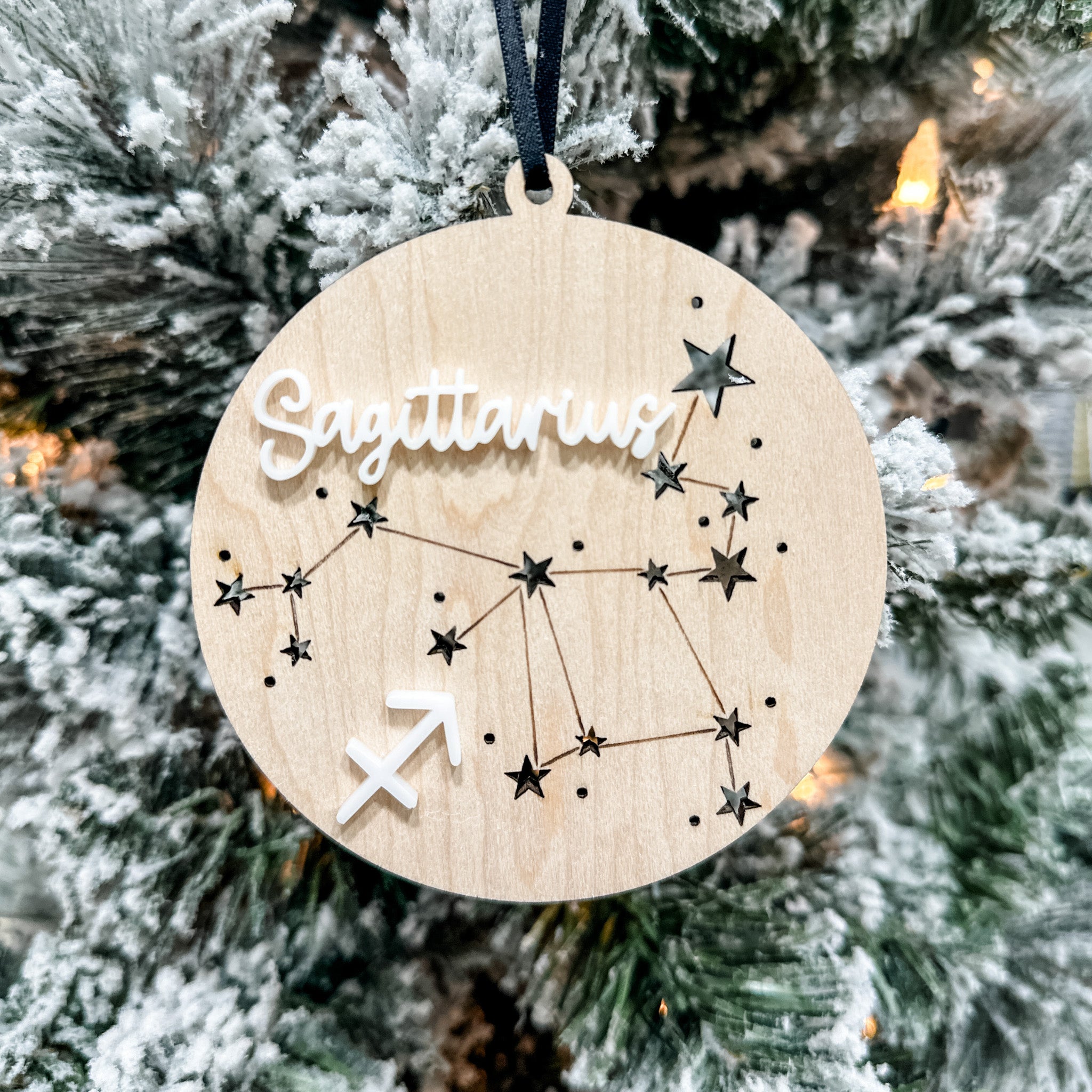 Zodiac Star Signs • Wood Ornament, Magnet, or Mini Sign • For Astrology Lovers